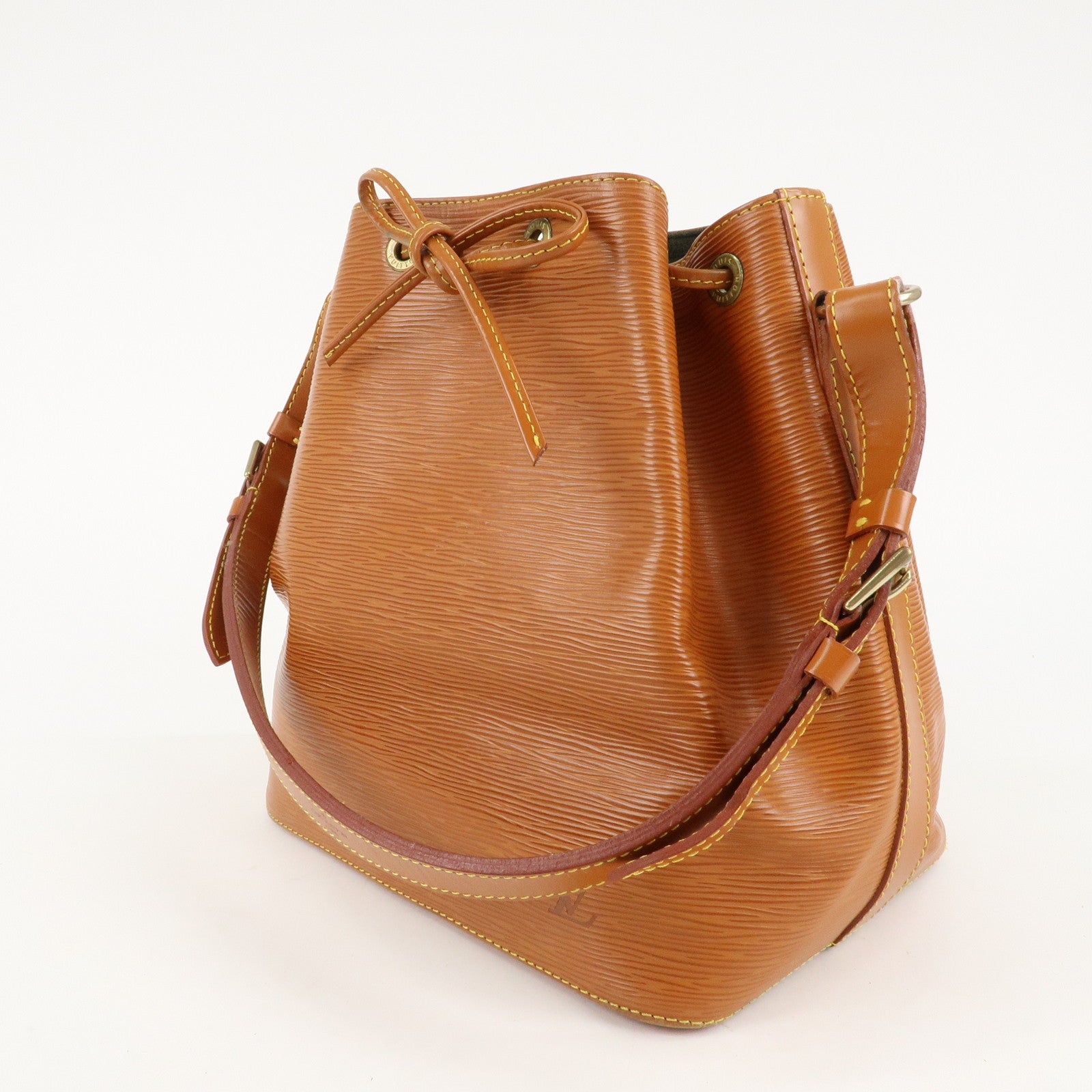 Louis Vuitton Epi Petit Noe Shoulder Bag Zipang Gold M44108 Used