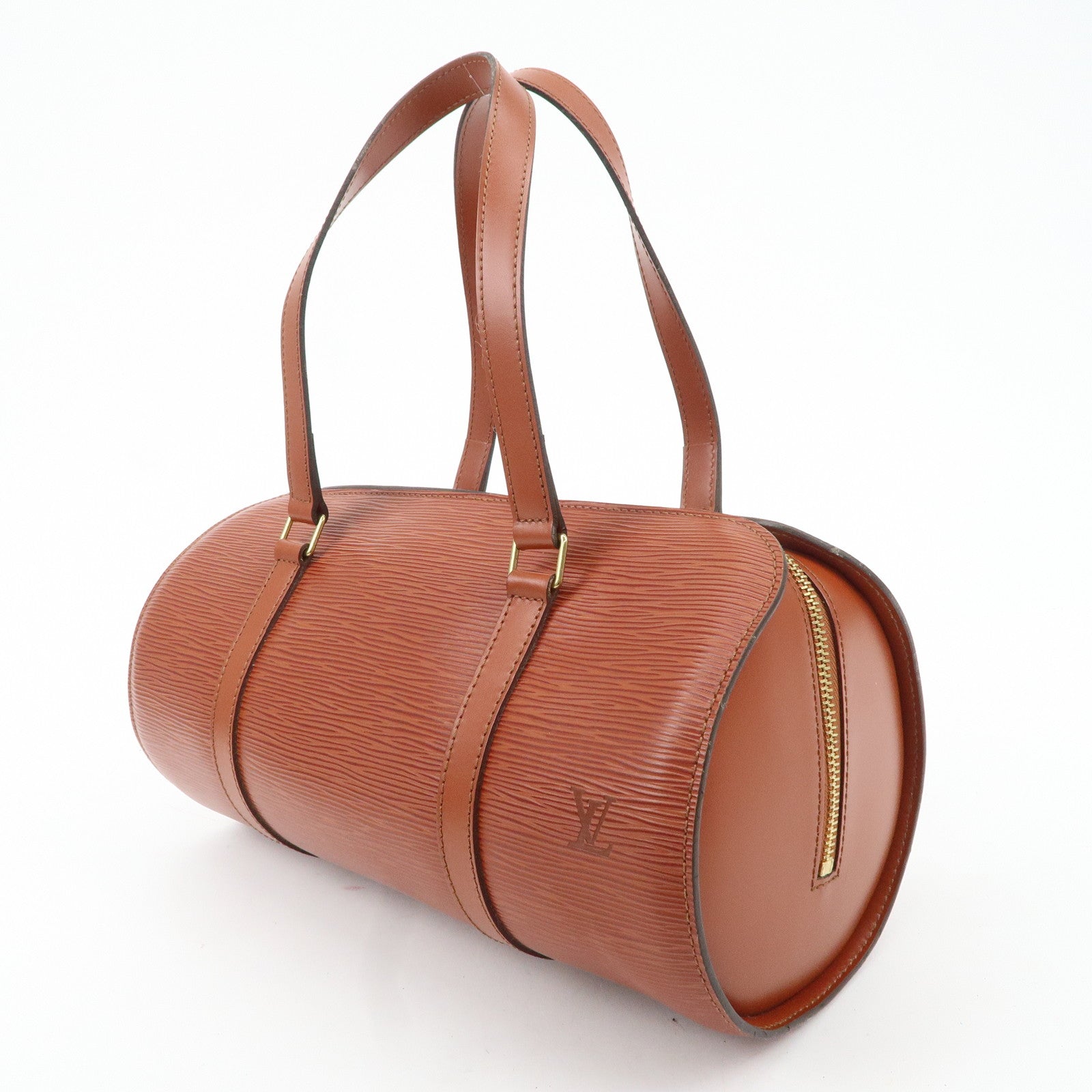 Louis Vuitton Epi Soufflot Shoulder Bag Kenya Brown M52223 Used