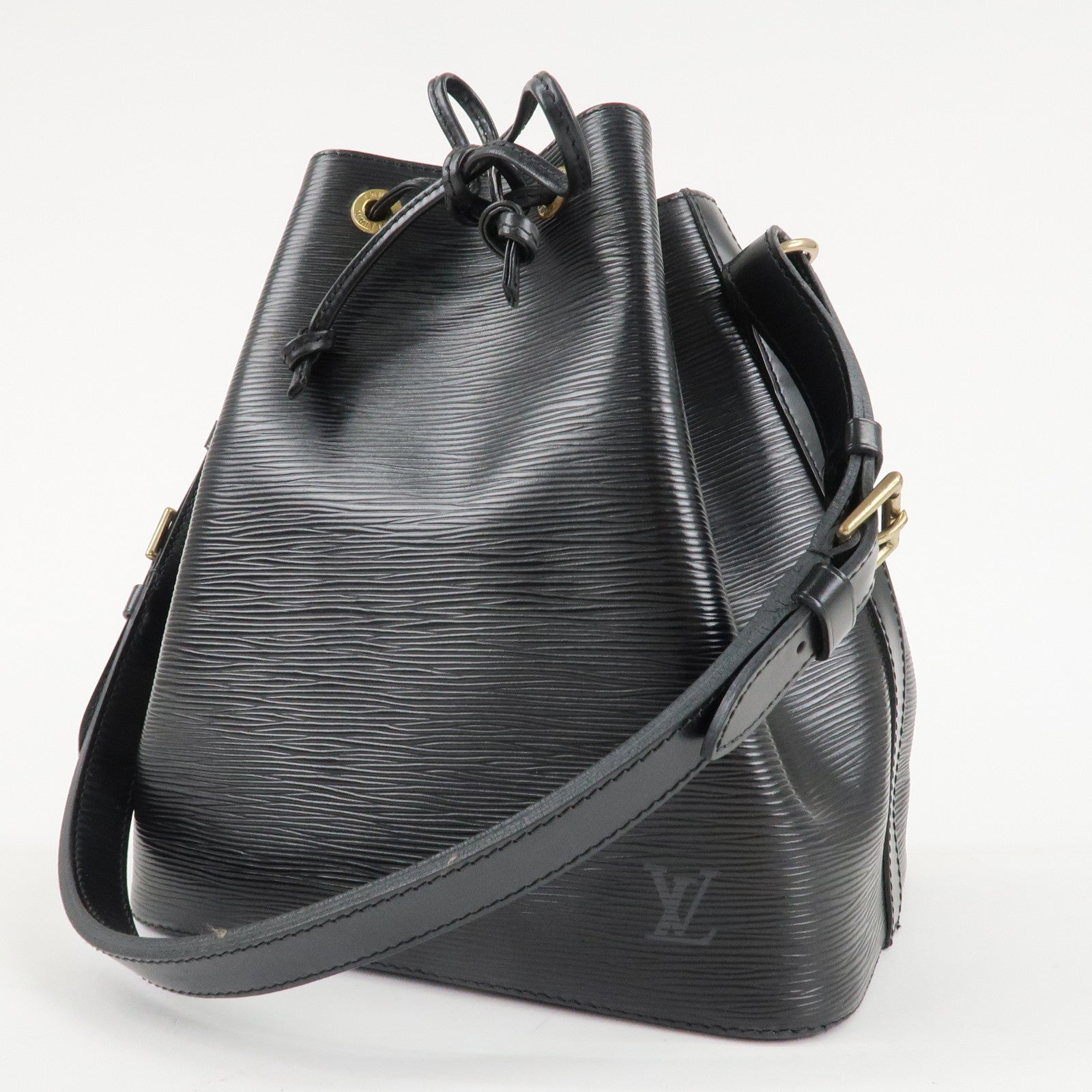 Louis Vuitton Epi Petit Noe Shoulder Bag Noir Black M59212 Used