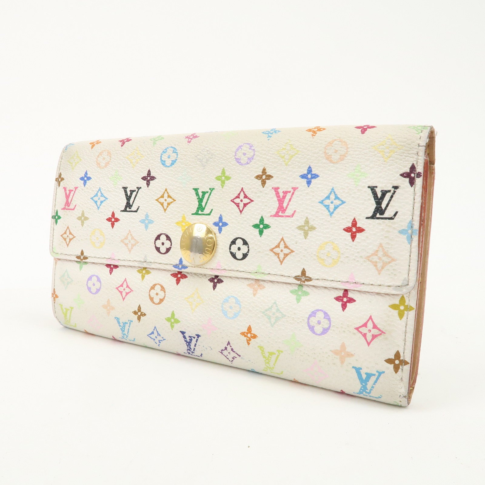 Louis Vuitton Monogram Set of 2 Long Wallet M61734 M93532 Used
