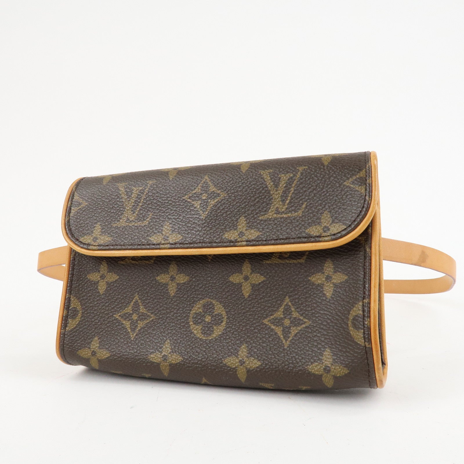 Louis Vuitton Monogram Pochette Florentine Waist Bag Belt XS Used