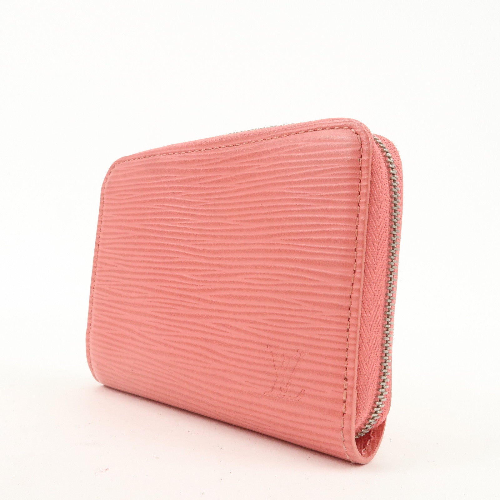 Louis Vuitton Epi Leather Zippy Coin Purse Corail M60593 Used