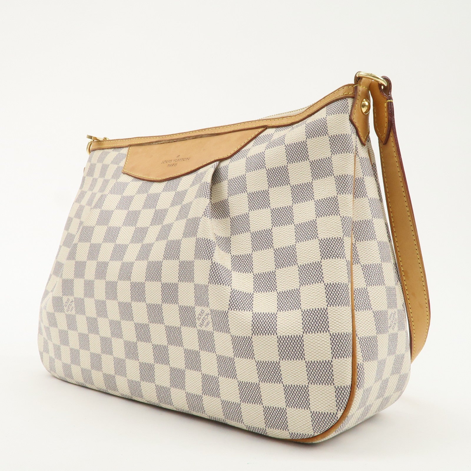 Louis Vuitton Damier Azur Siracusa MM Shoulder Bag N41112 Used
