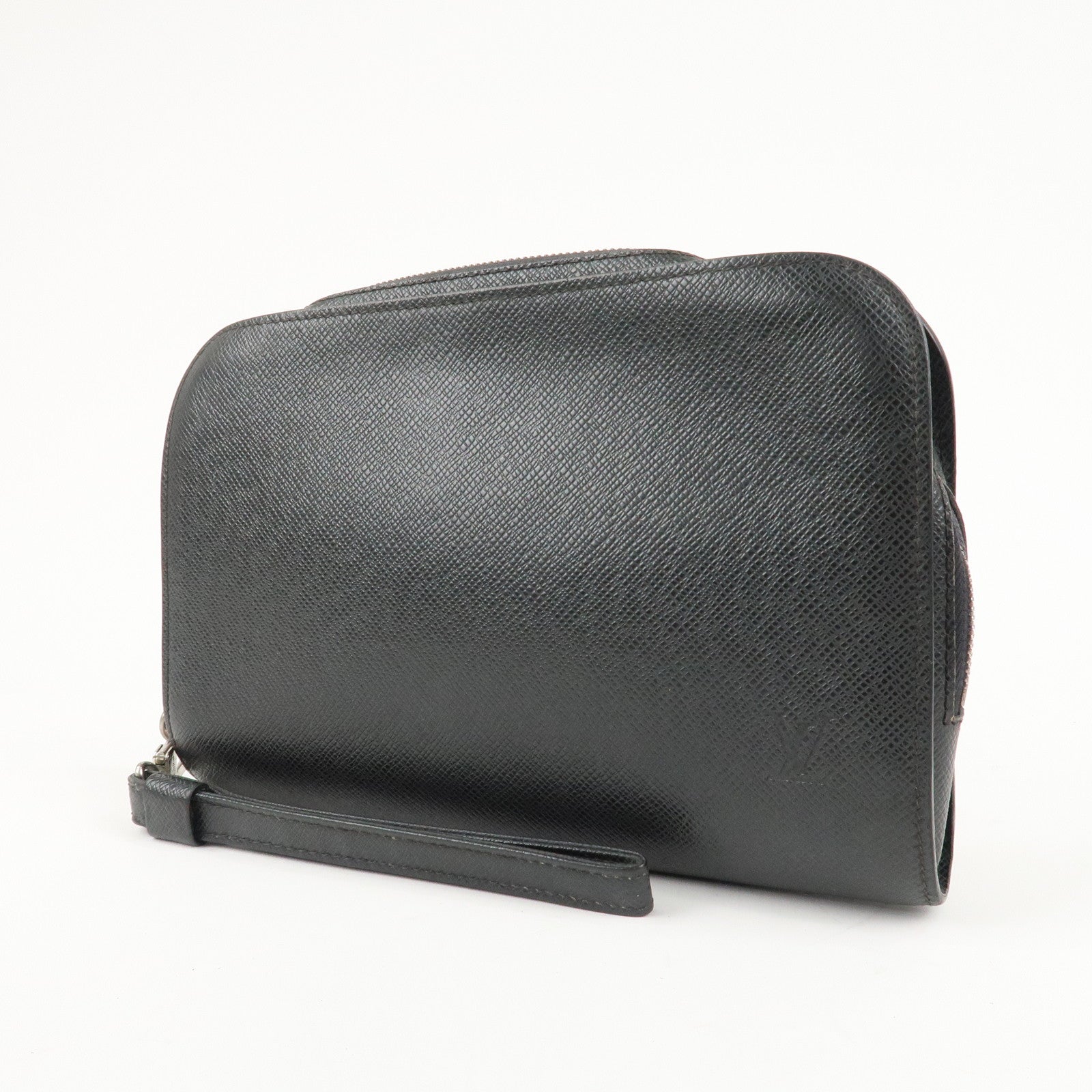 Louis Vuitton Taiga Baikal Clutch Bag Pouch Ardoise M30182 Used