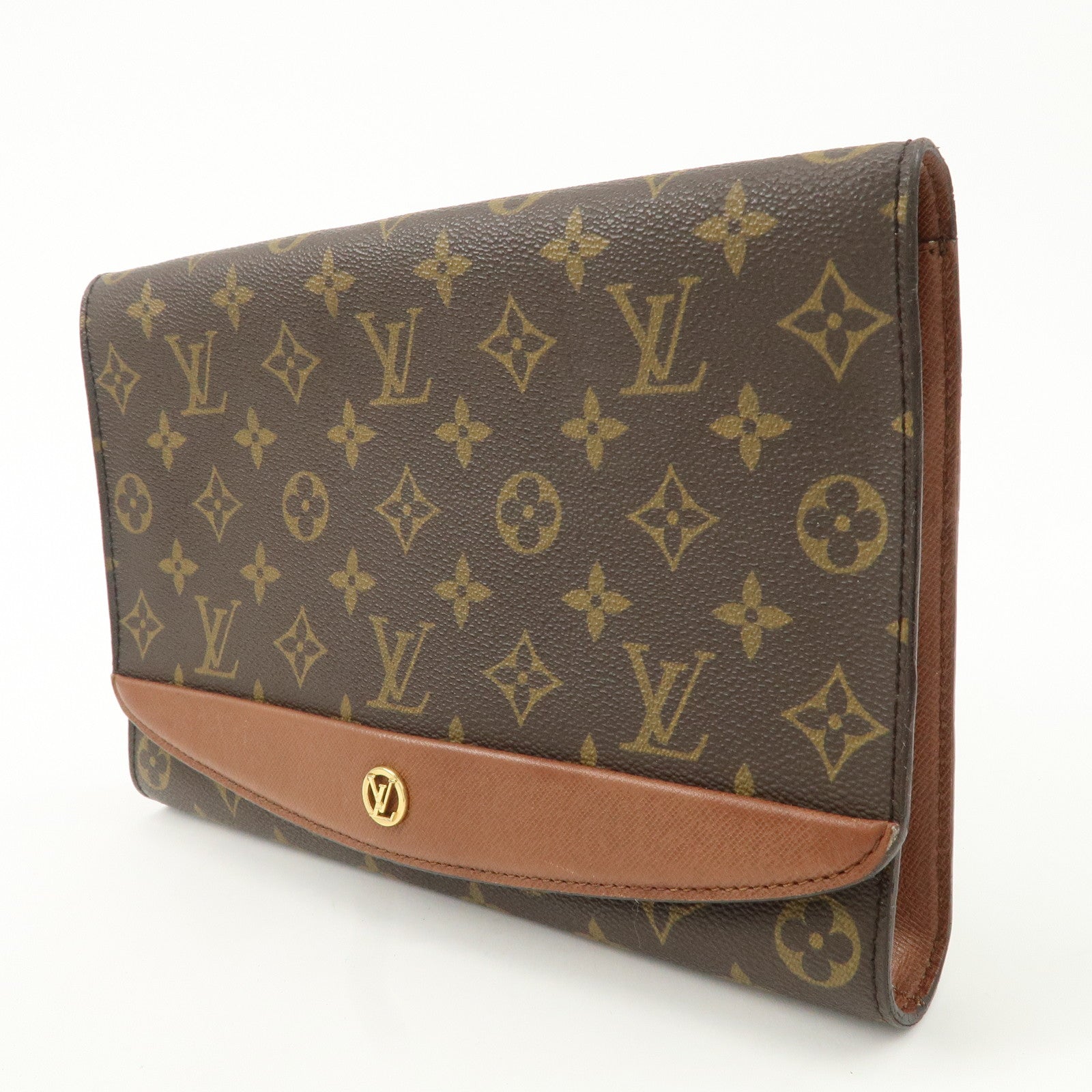 Louis Vuitton Monogram Bordeaux Shoulder Bag Hand Bag M51798 Used
