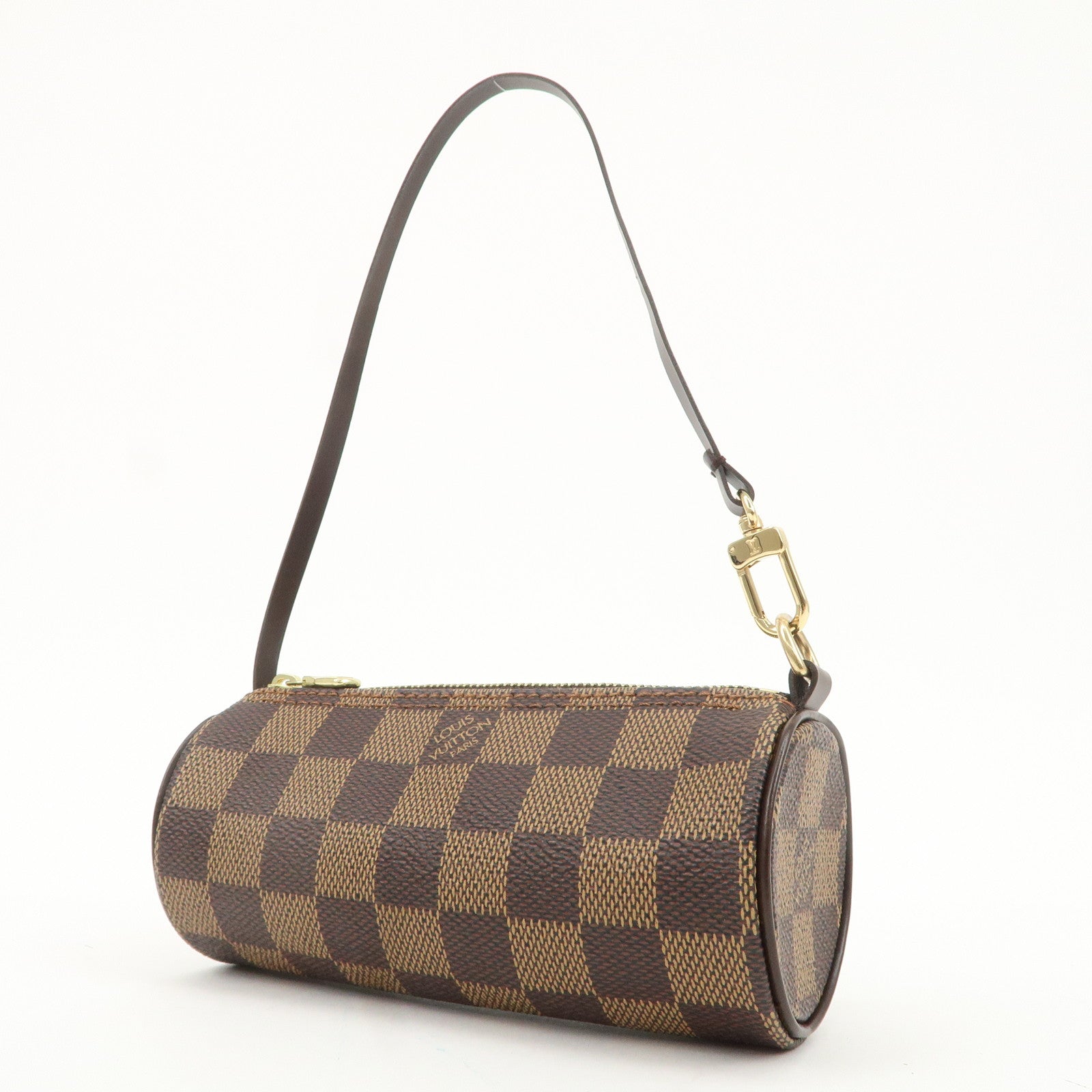 Louis Vuitton Damier Ebene Pouch for Papillon Bag Brown Used
