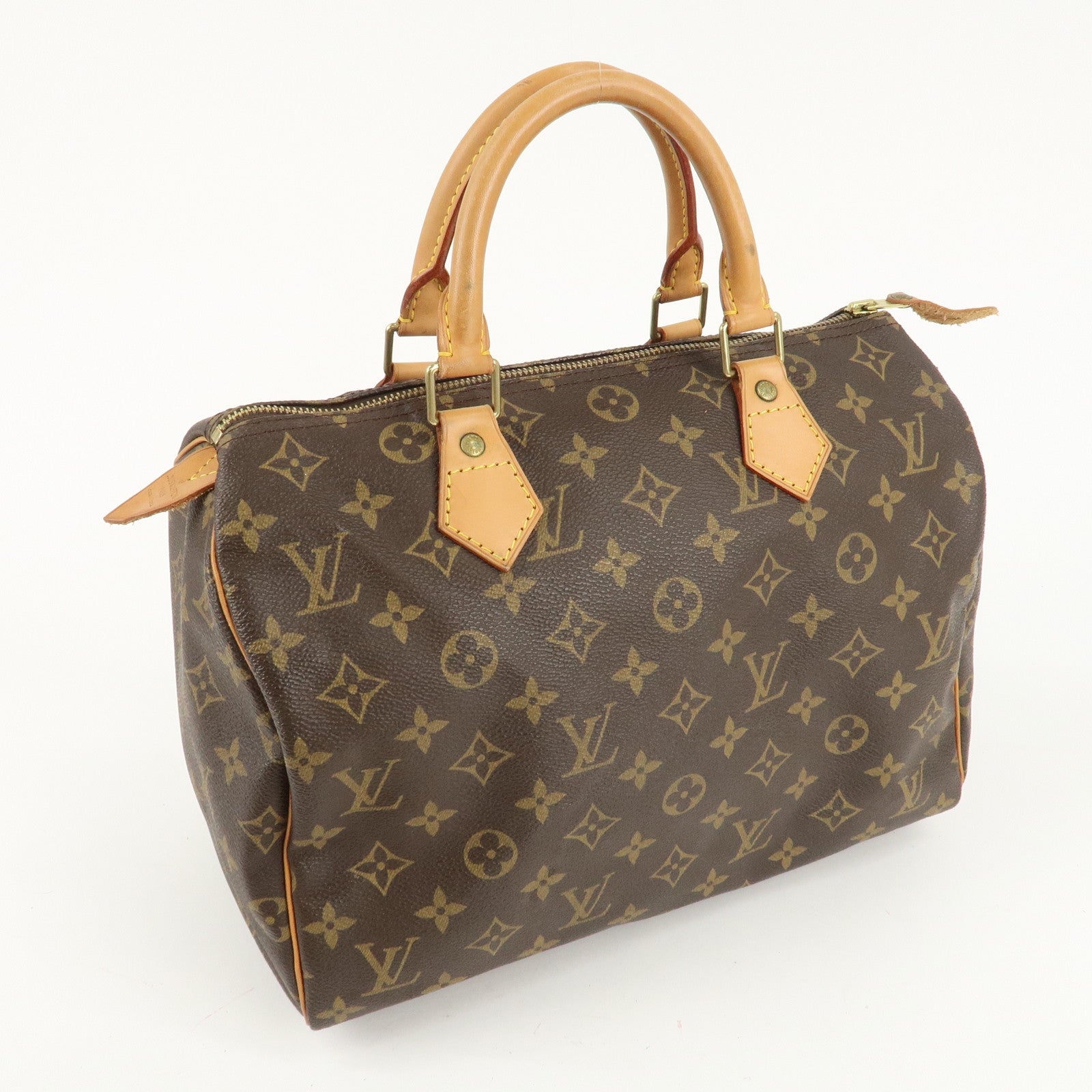 Louis Vuitton Monogram Speedy 30 Hand Bag Boston Bag M41526 Used