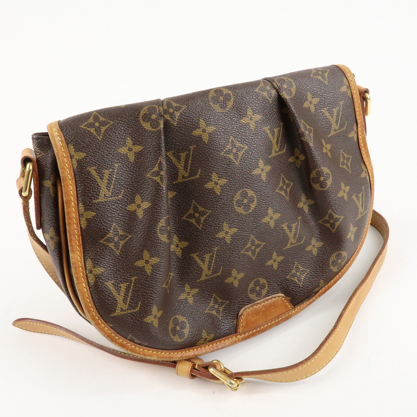 Louis Vuitton Monogram Menilmontant PM Shoulder Bag M40474 Used