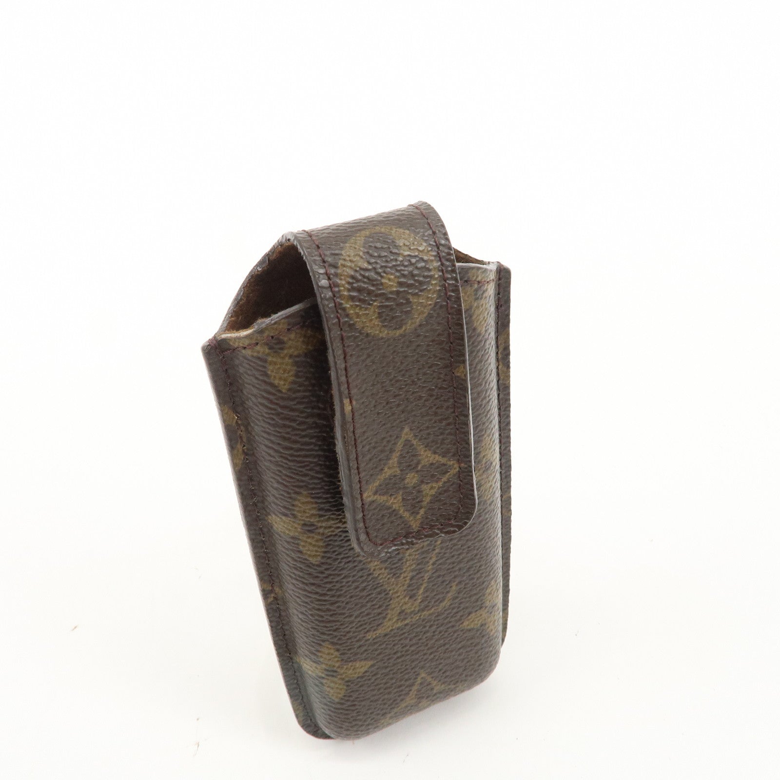 Louis Vuitton Monogram Etuit Telephone Cell Phone Case M63050 Used