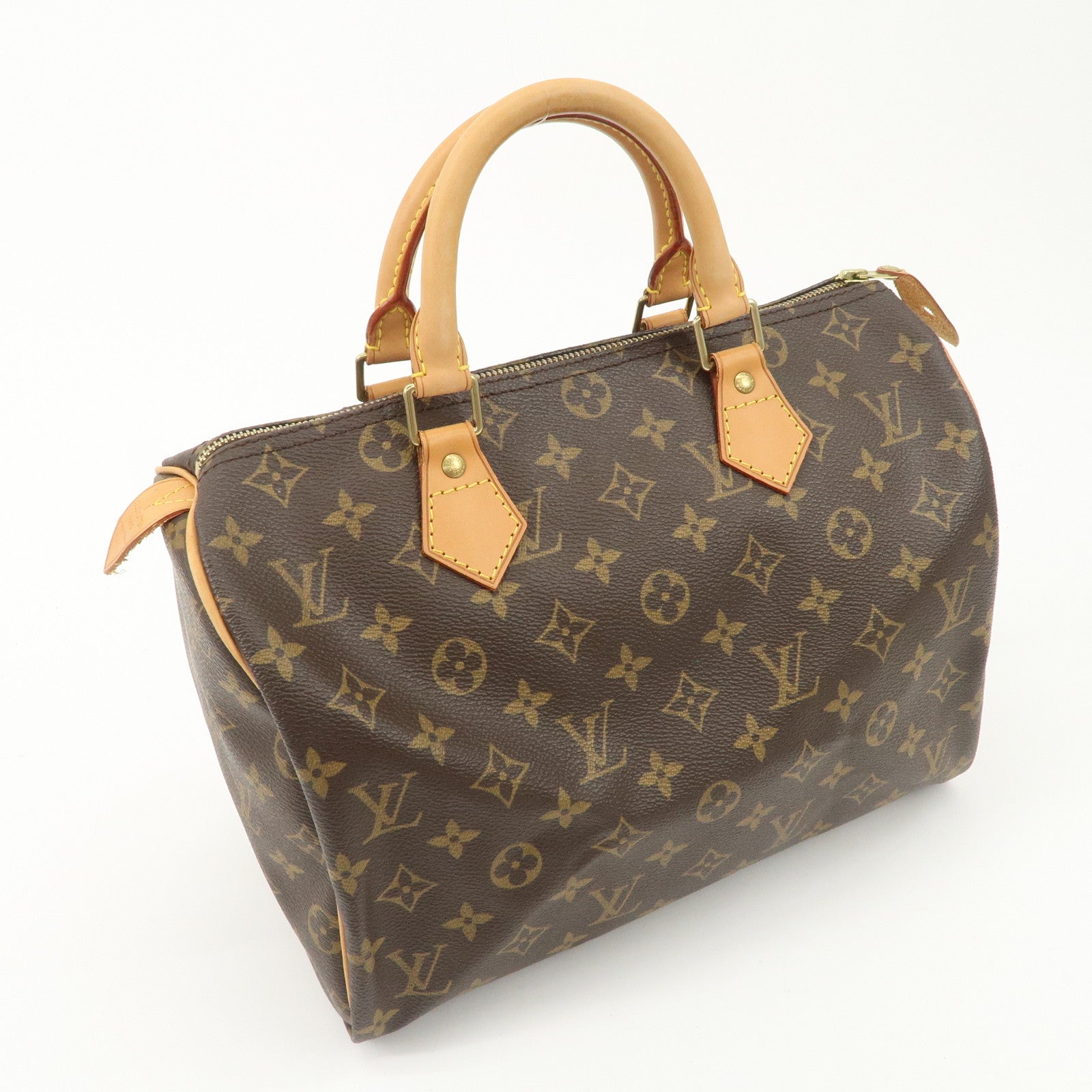 Louis Vuitton Monogram Speedy 30 Hand Bag Boston Bag M41108 Used