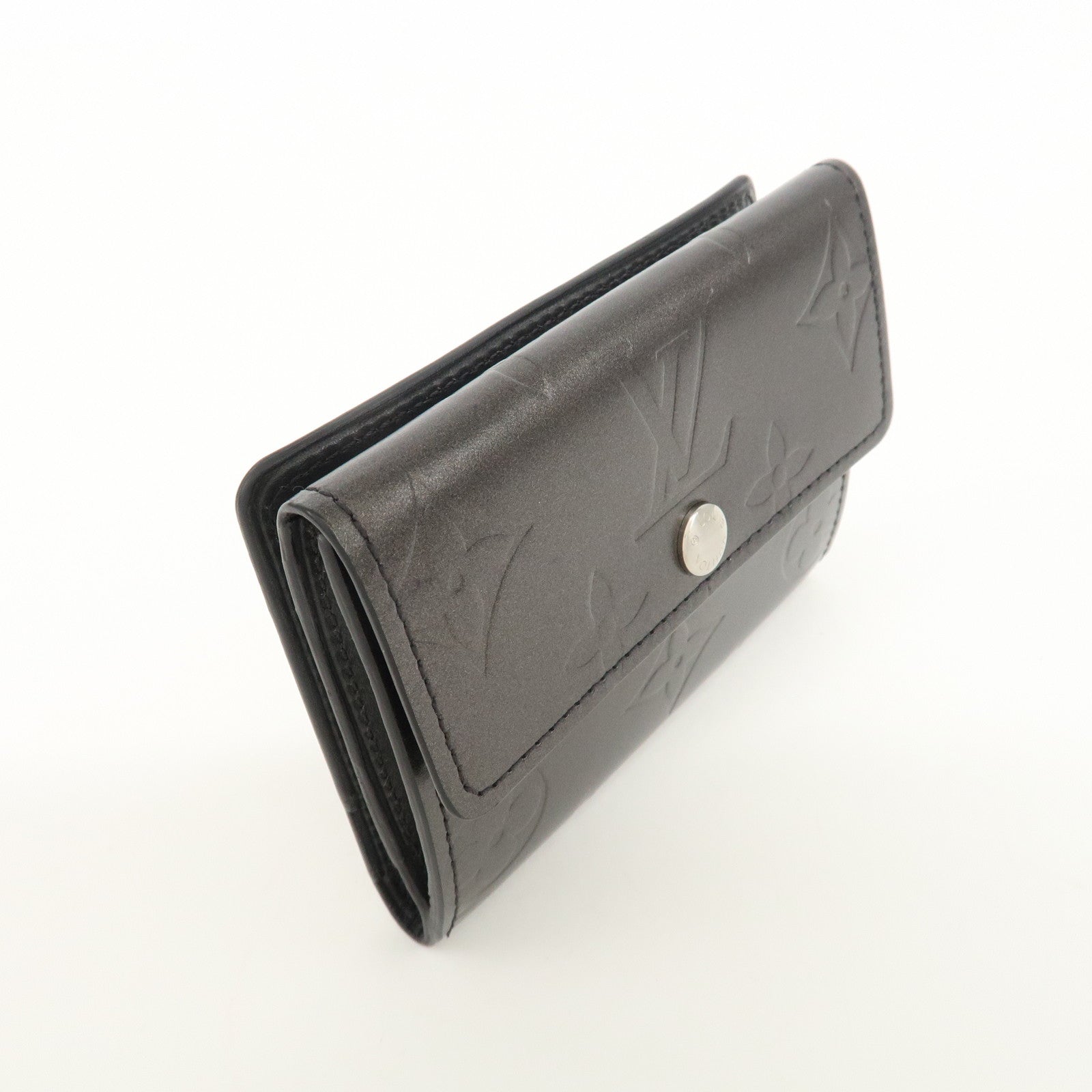 Louis Vuitton Monogram Matte Ludlow Coin Case Noir M65122 Used