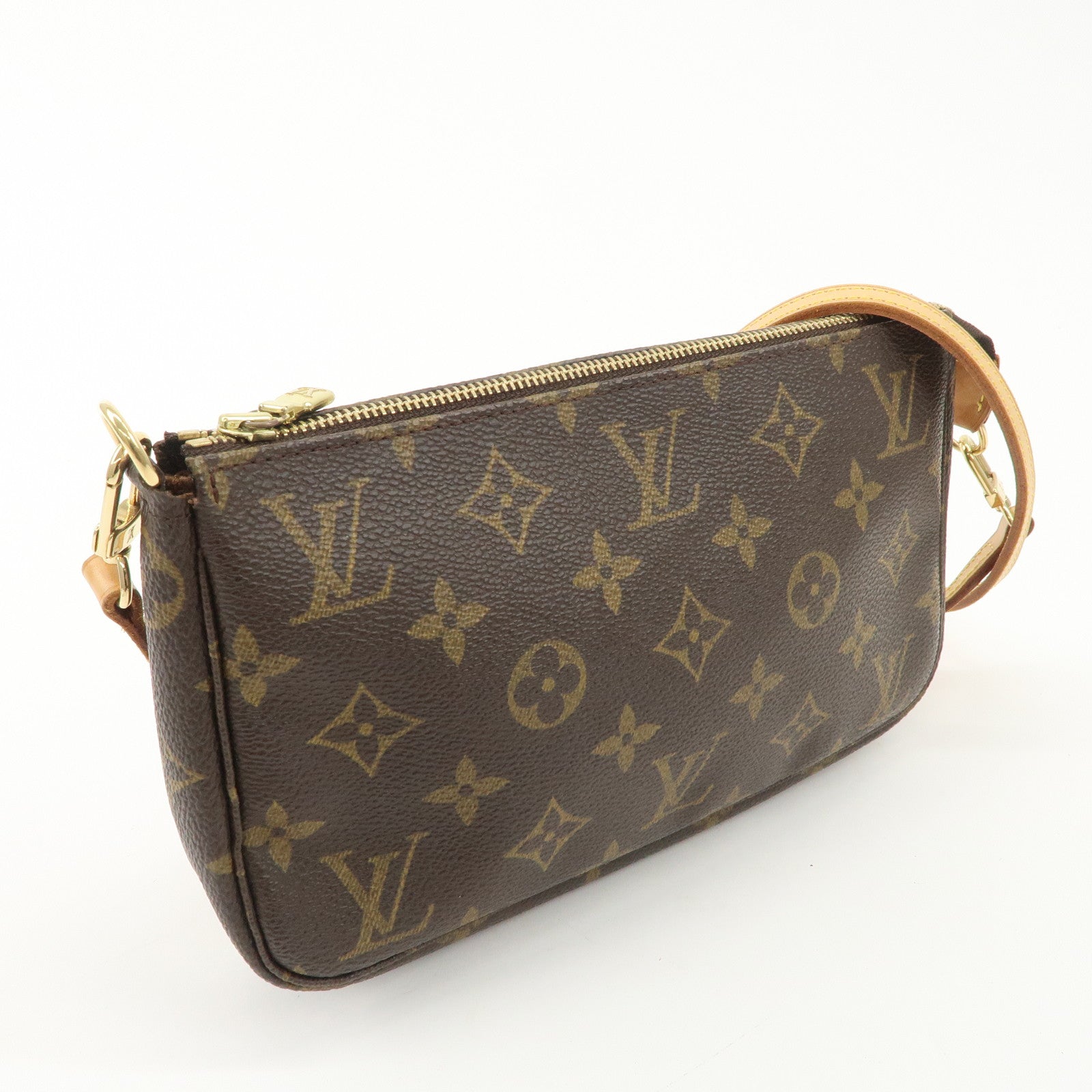 Louis Vuitton Monogram Pochette Accessoires & Strap M51980 J00145 Used
