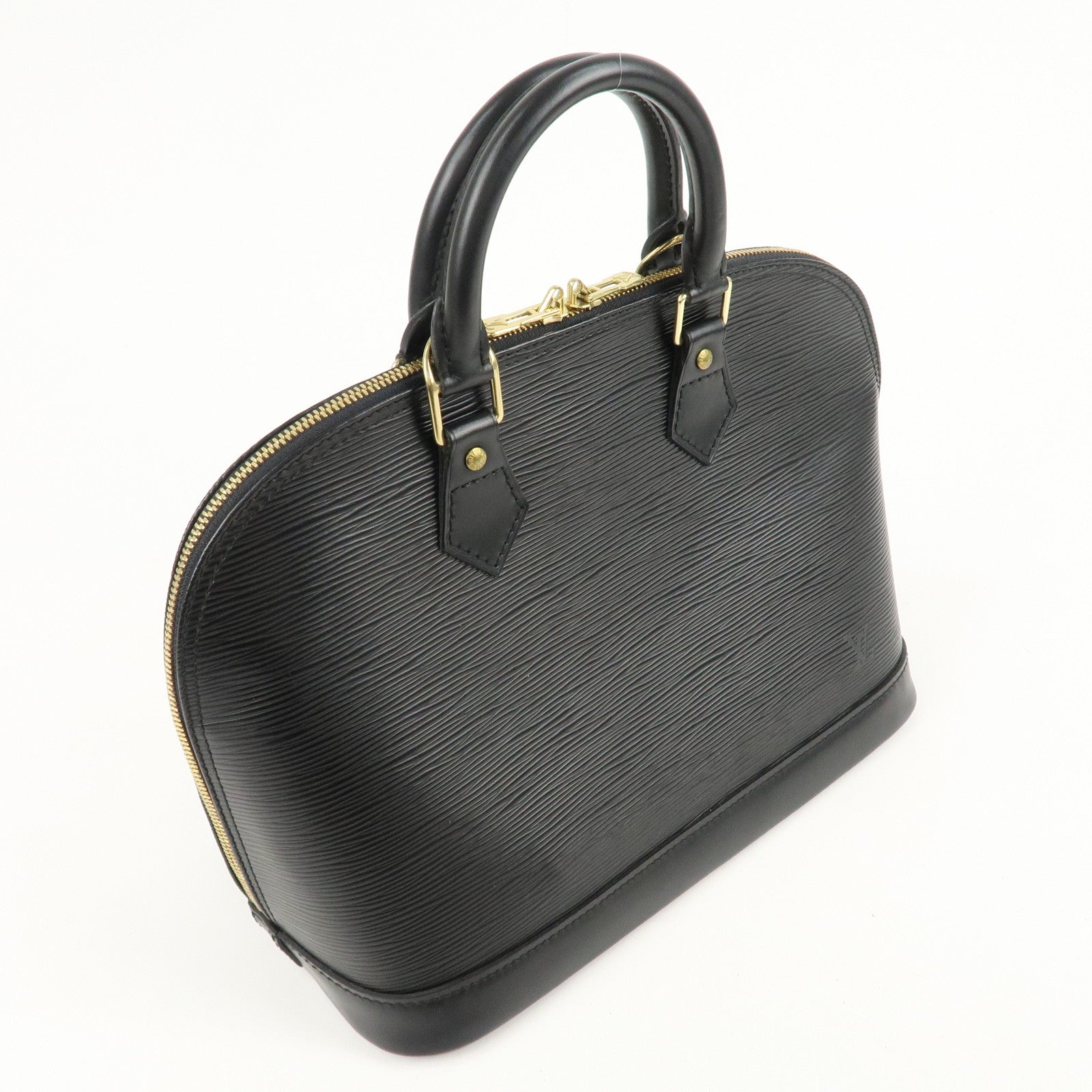 Louis Vuitton Epi Alma Hand Bag Noir Black M52142 Used