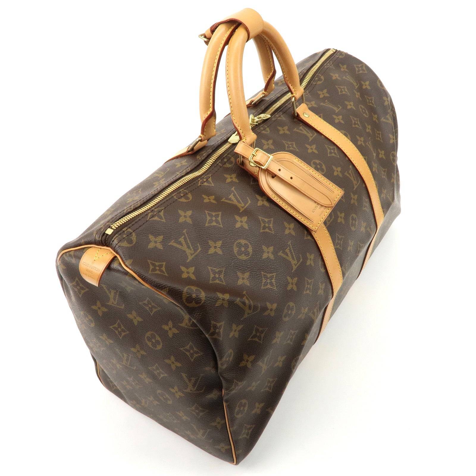 Louis Vuitton Monogram Keep All 50 Bag Old Style M41426 Used