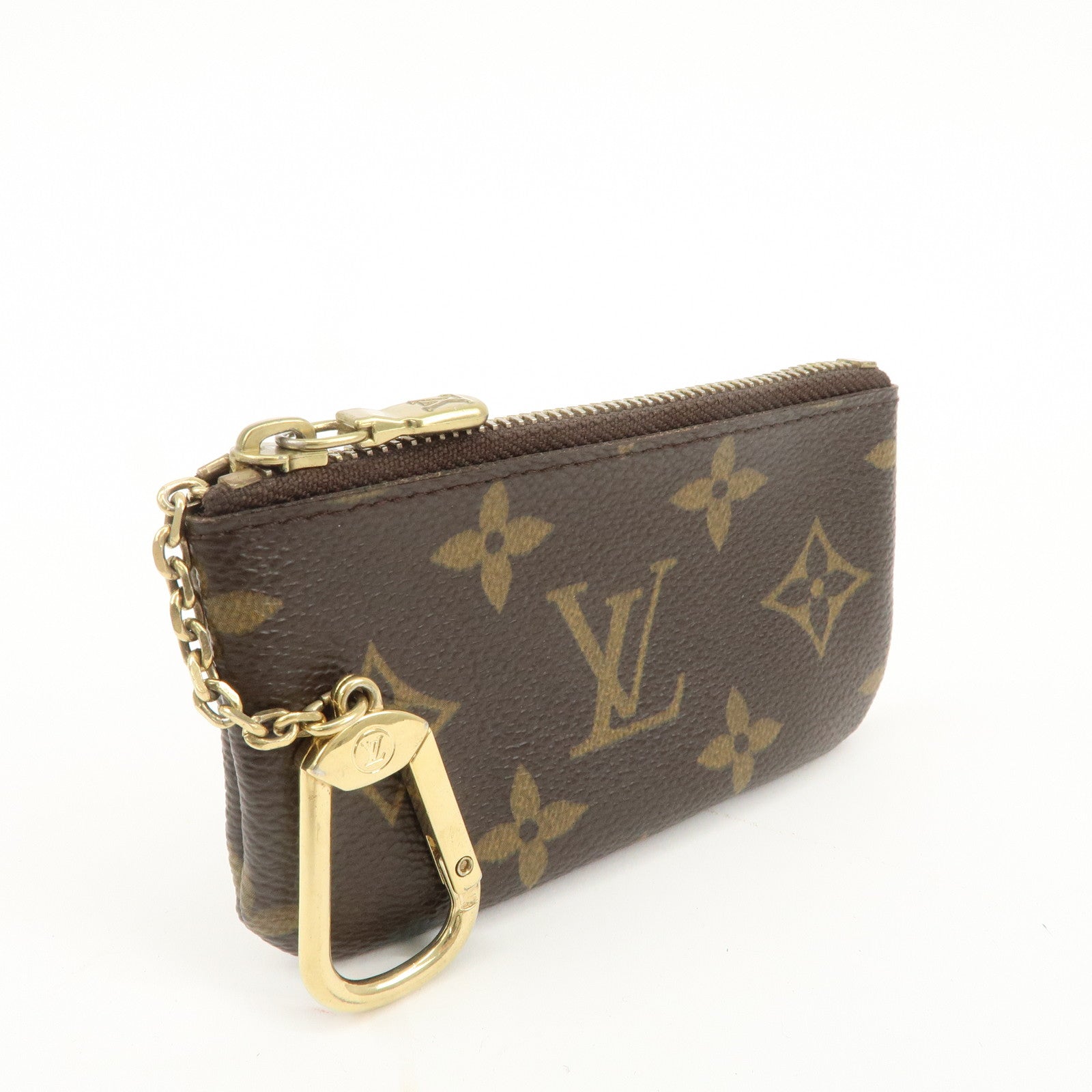 Louis Vuitton Monogram Pochette Cles Coin & Key Case M62650 Used