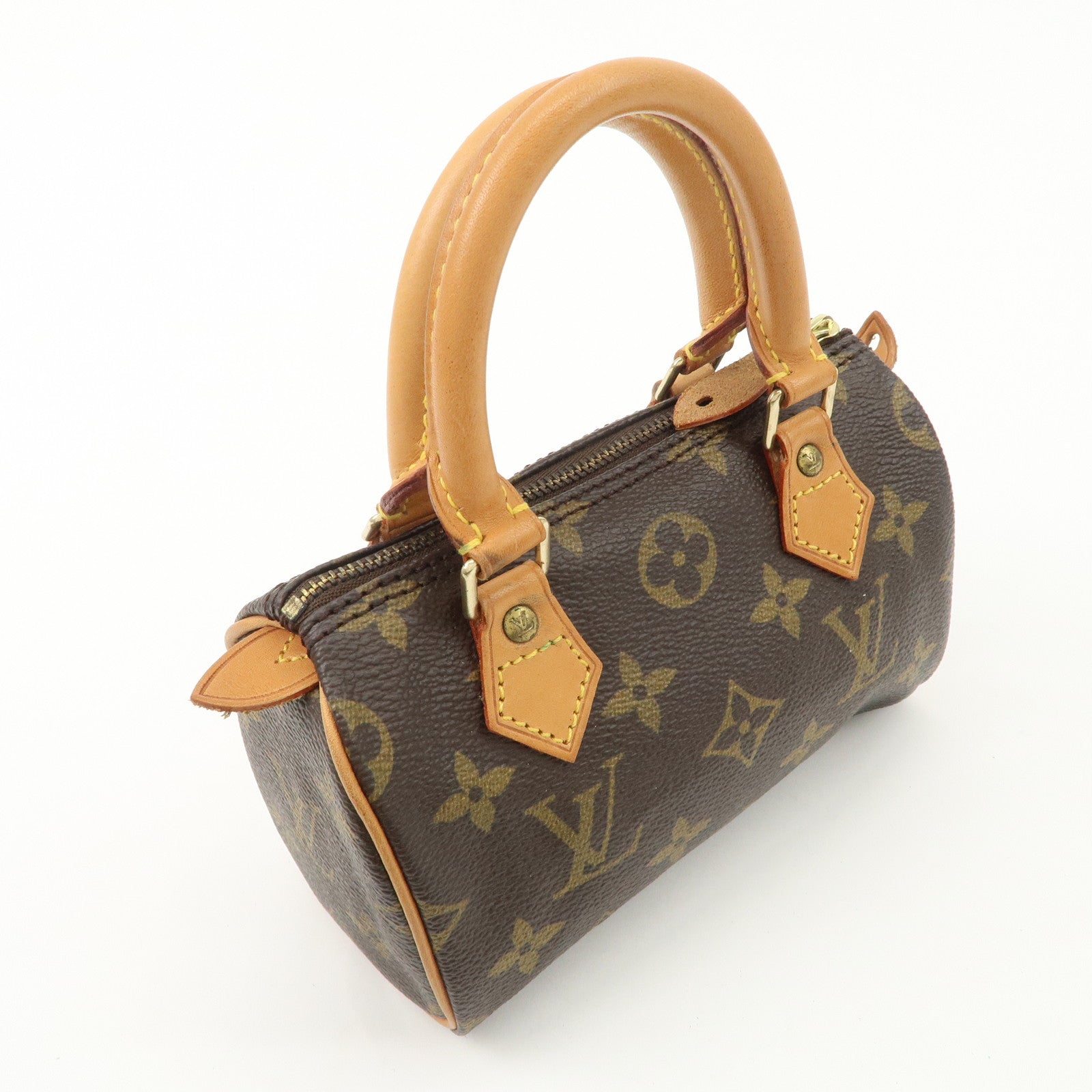 Louis Vuitton Monogram Mini Speedy & Strap M41534 J52314 Used