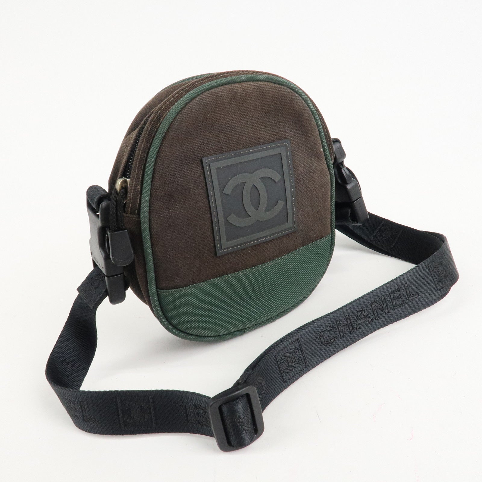 CHANEL CHANEL Sports Canvas COCO Mark Shoulder Bag A23300 Used