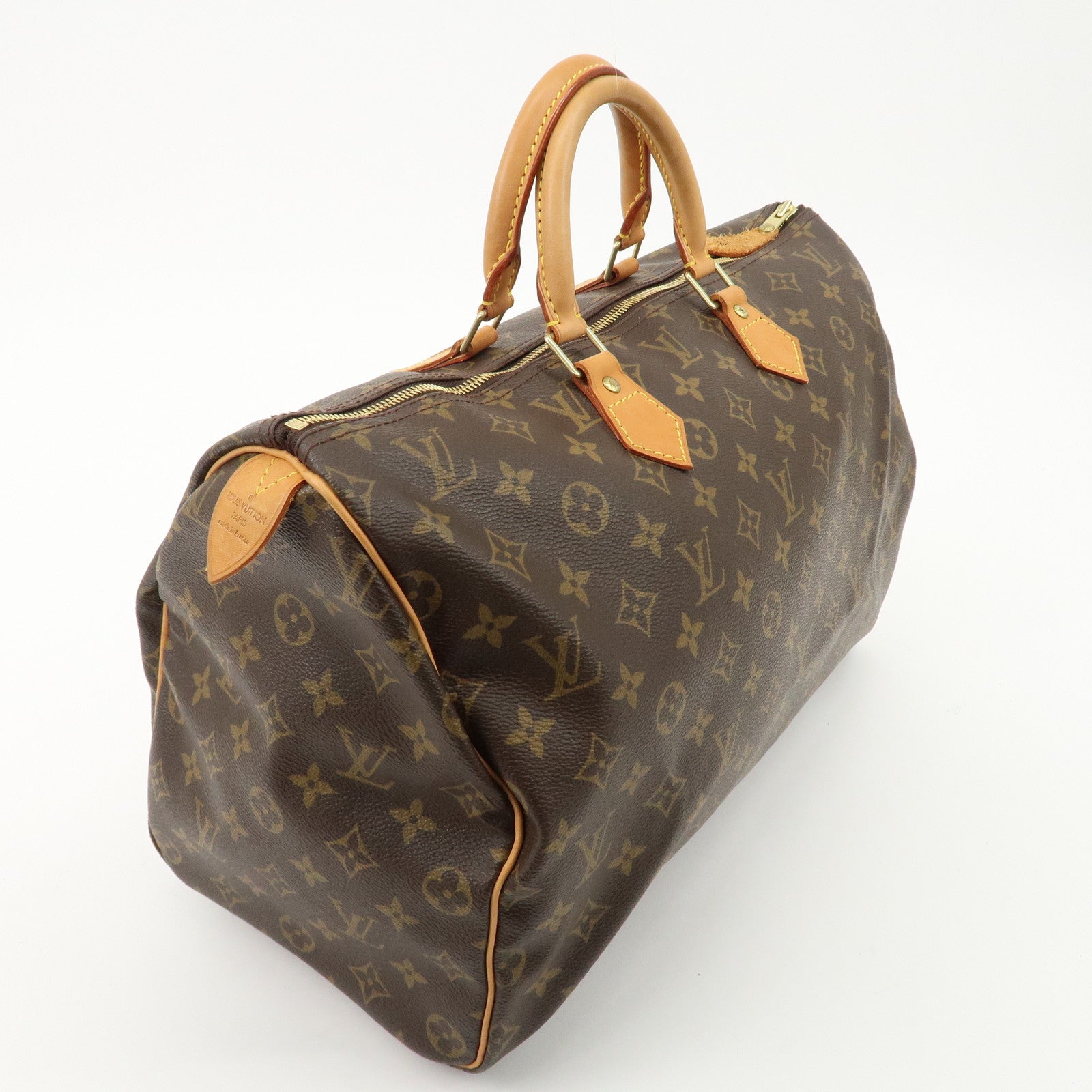 Louis Vuitton Monogram Speedy 40 Hand Bag Boston Bag M41522 Used