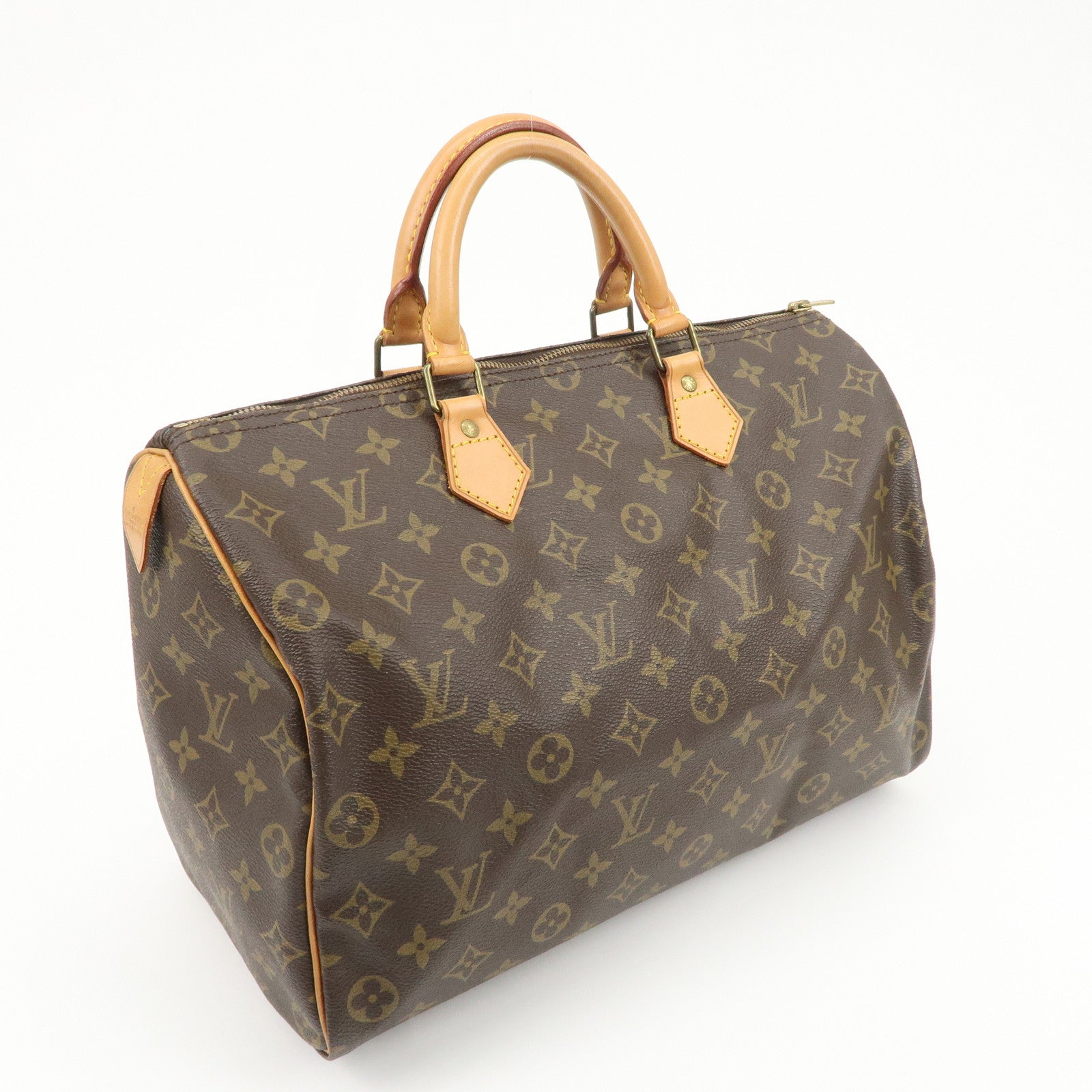 Louis Vuitton Monogram Speedy 35 Hand Bag Boston Bag M41524 Used