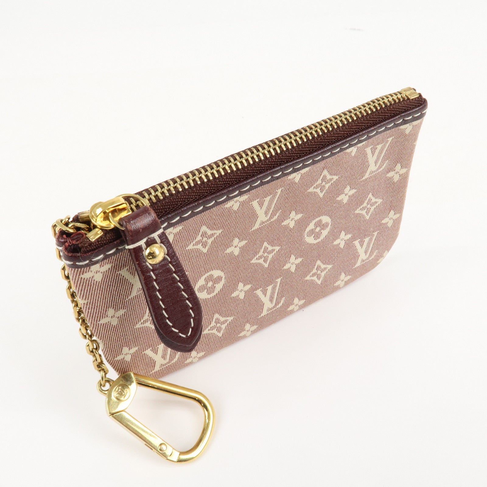Louis Vuitton Monogram Idylle Pochette Cles Coin Case Sepia M62995 Used