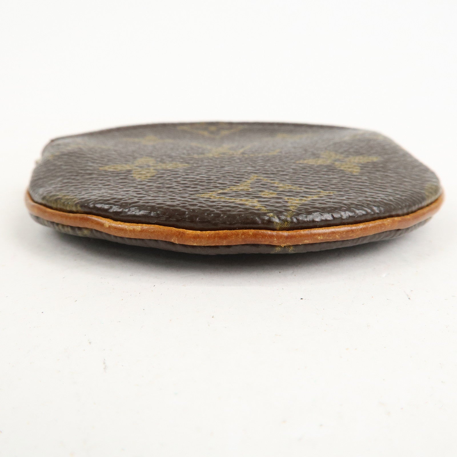 Set of2 Louis Vuitton Monogram Porte Monnaie Rond Coin Case M61926 Used