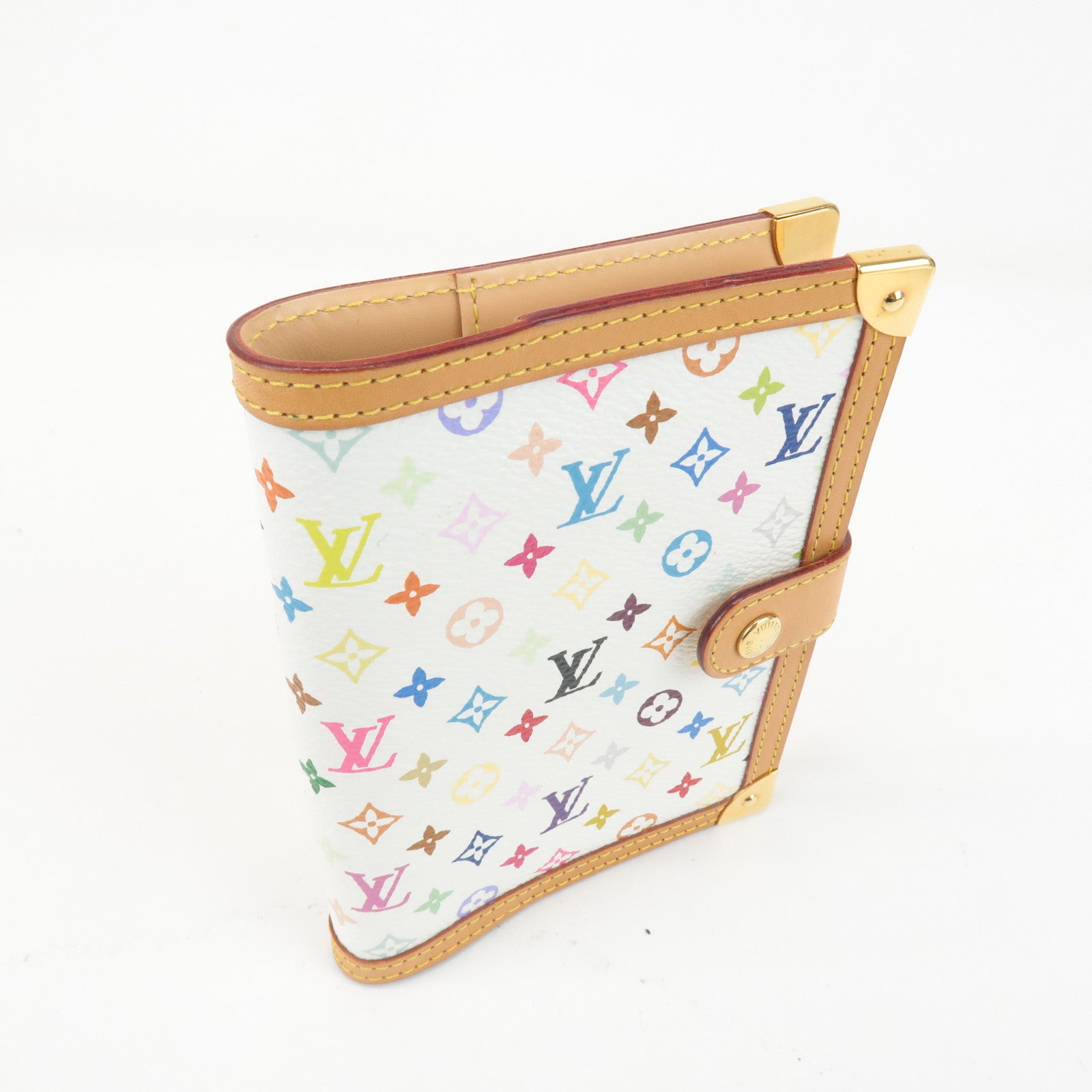 Louis Vuitton Monogram Multi Color Agenda PM Planner Cover R20896 Used