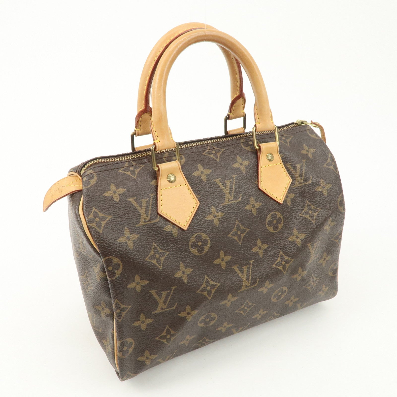 Louis Vuitton Monogram Speedy 25 Hand Bag Boston Bag M41528 Used