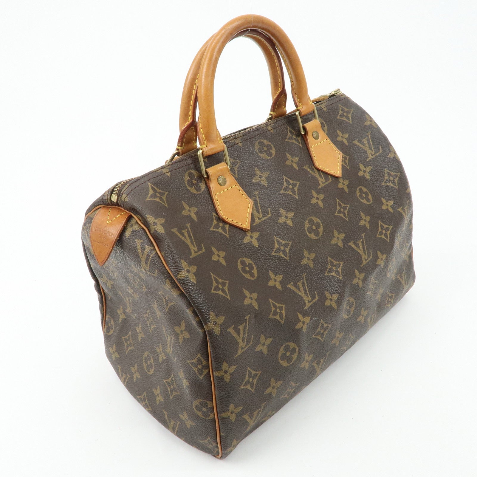 Louis Vuitton Monogram Speedy 30 Hand Bag Boston Bag M41526 Used