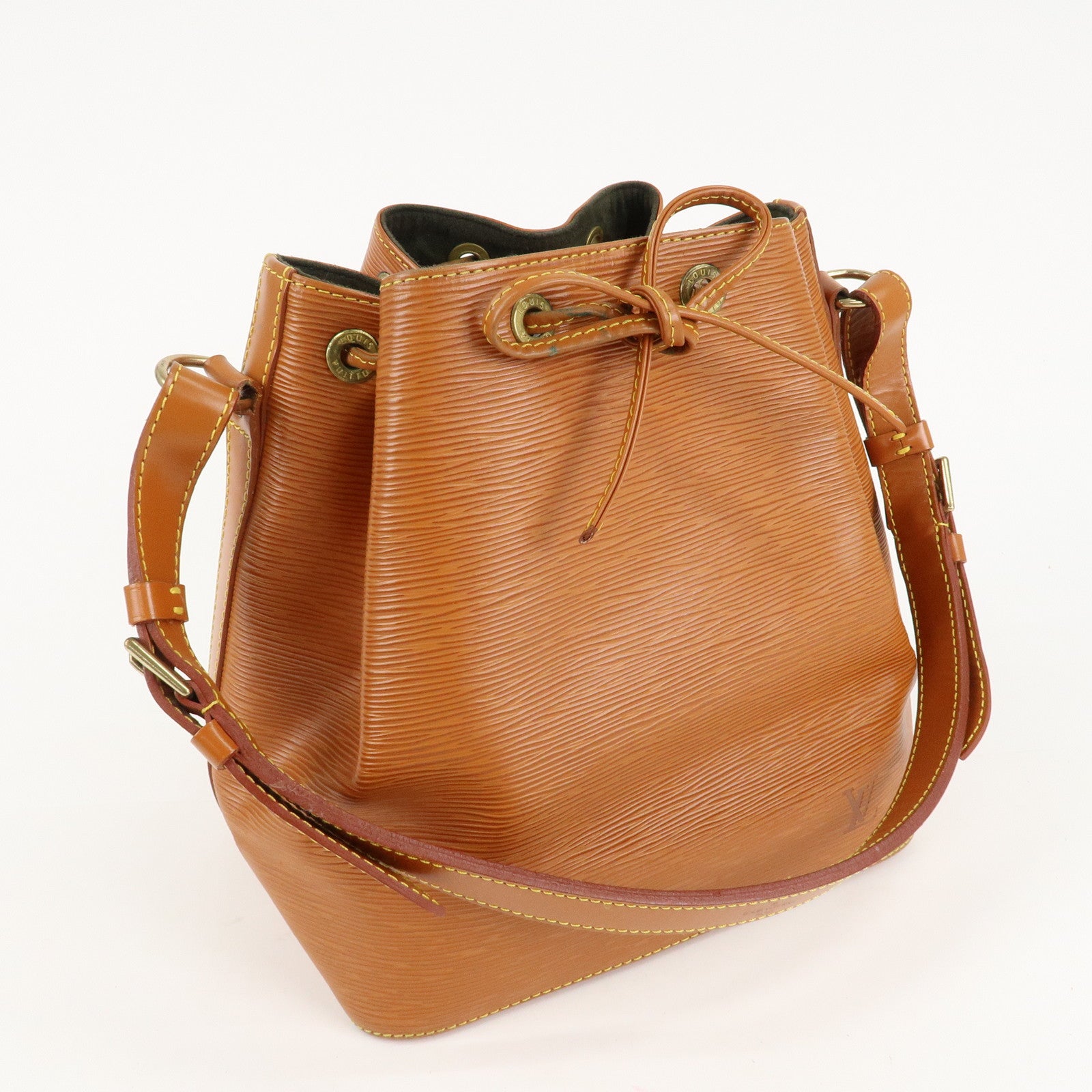 Louis Vuitton Epi Petit Noe Shoulder Bag Zipang Gold M44108 Used