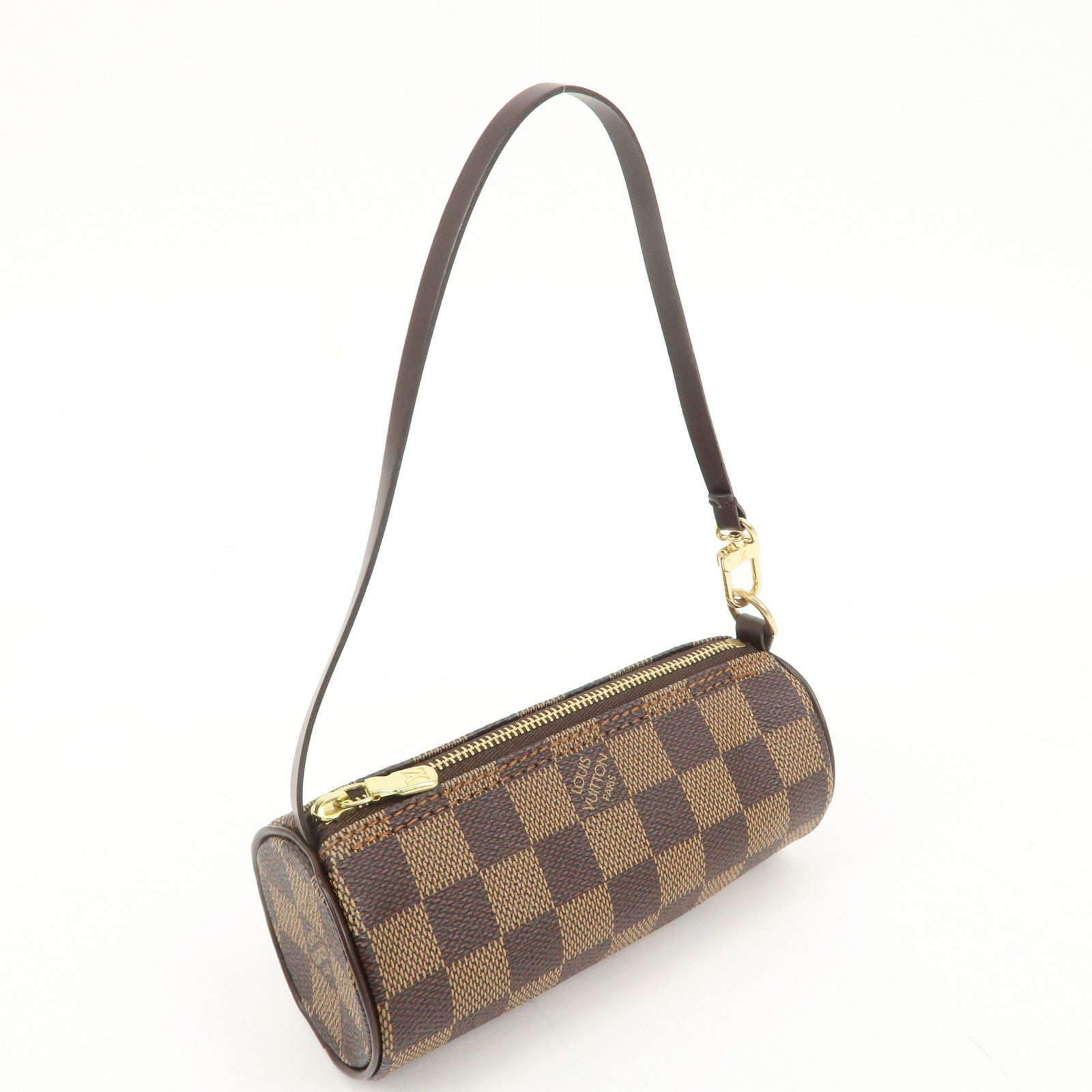 Louis Vuitton Damier Ebene Pouch for Papillon Bag Brown Used