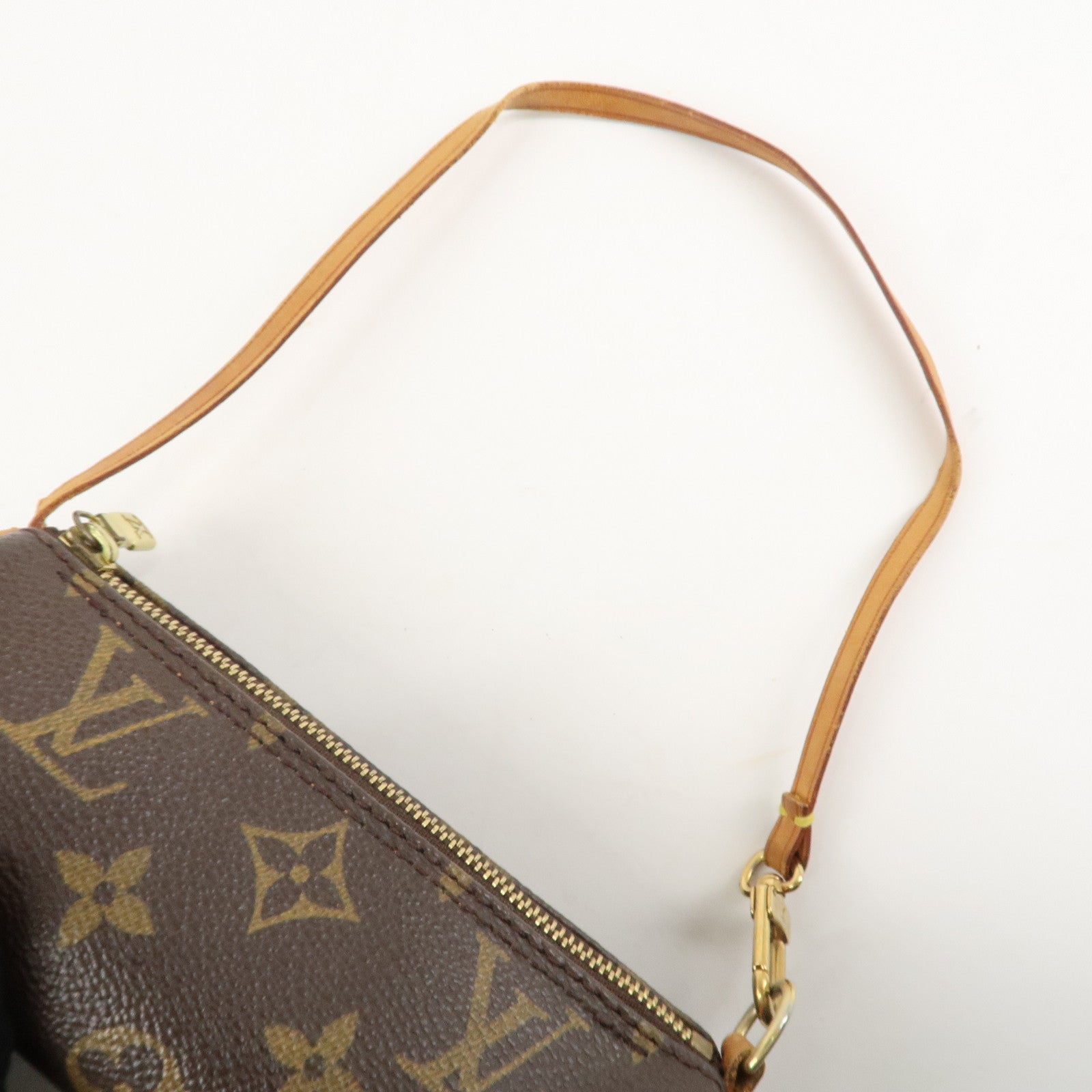 Louis Vuitton Monogram Set of 2 Pouch for Papillon Bag Brown Used