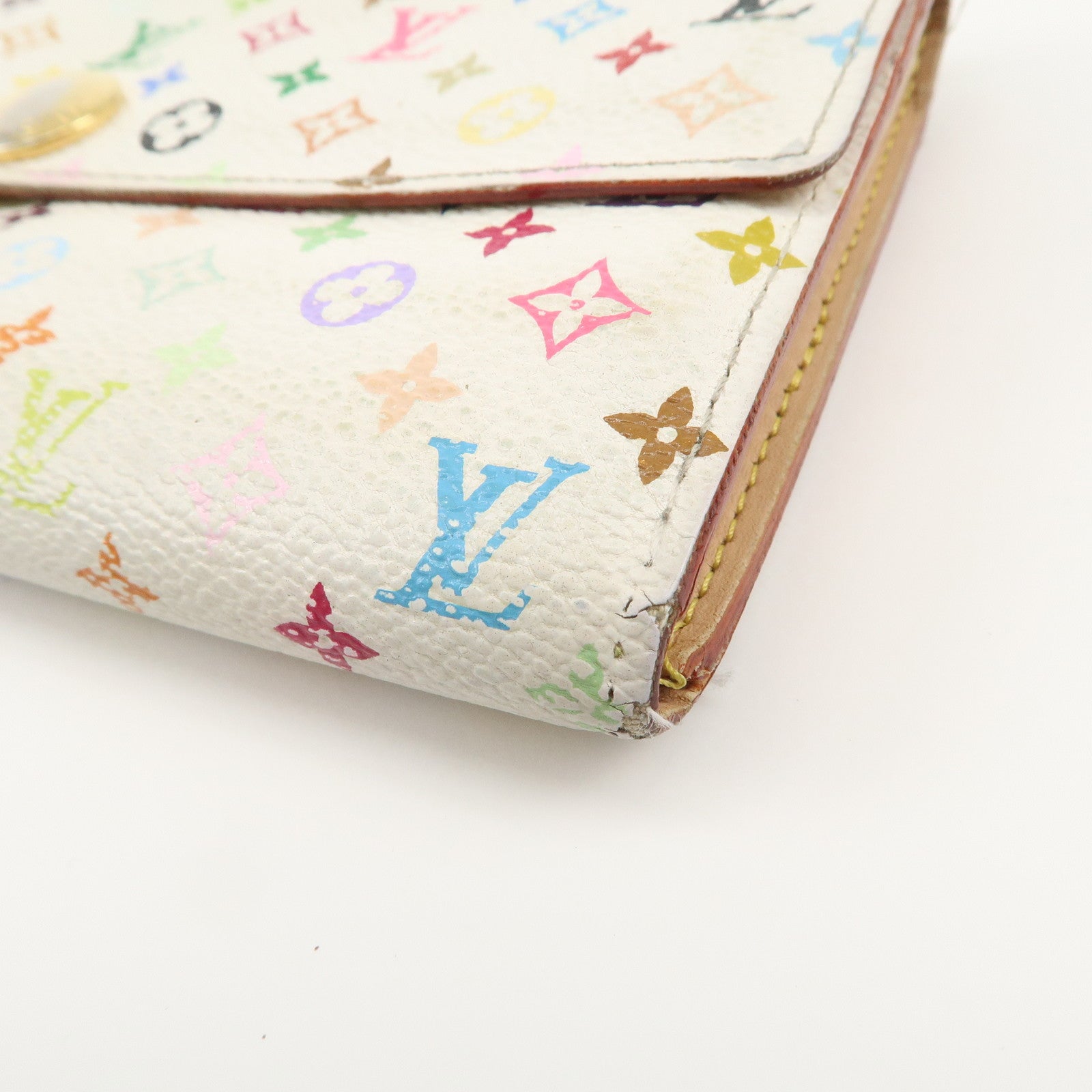 Louis Vuitton Monogram Set of 2 Long Wallet M61734 M93532 Used