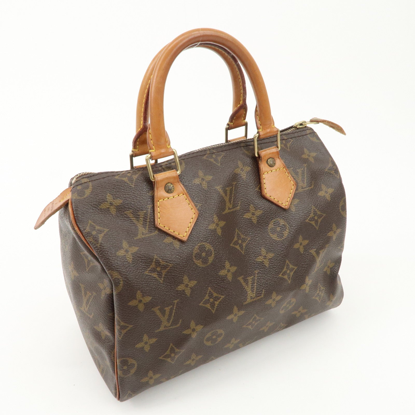 Louis Vuitton Monogram Speedy 25 Hand Bag Boston Bag M41528 Used