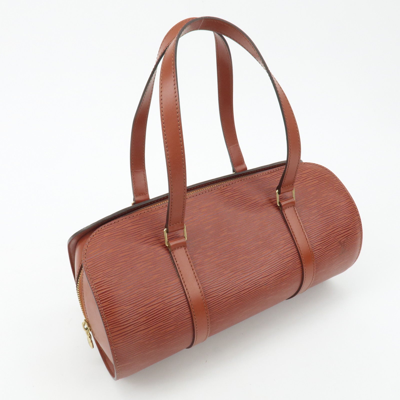 Louis Vuitton Epi Soufflot Shoulder Bag Kenya Brown M52223 Used