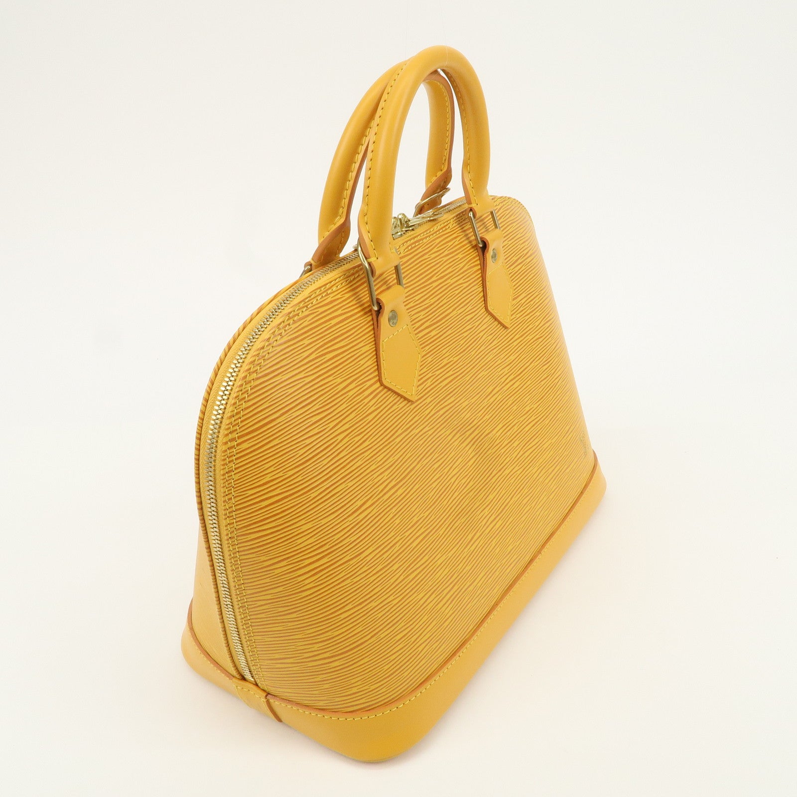 Louis Vuitton Epi Alma PM Hand Bag Tassili Yellow M52149 Used