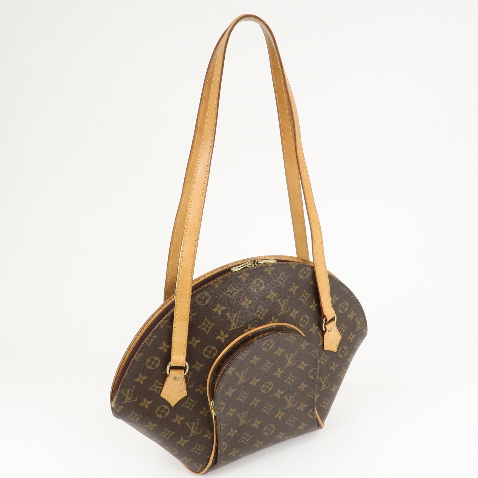 Louis Vuitton Monogram Ellipse Shopping Shoulder Bag Brown M51128 Used