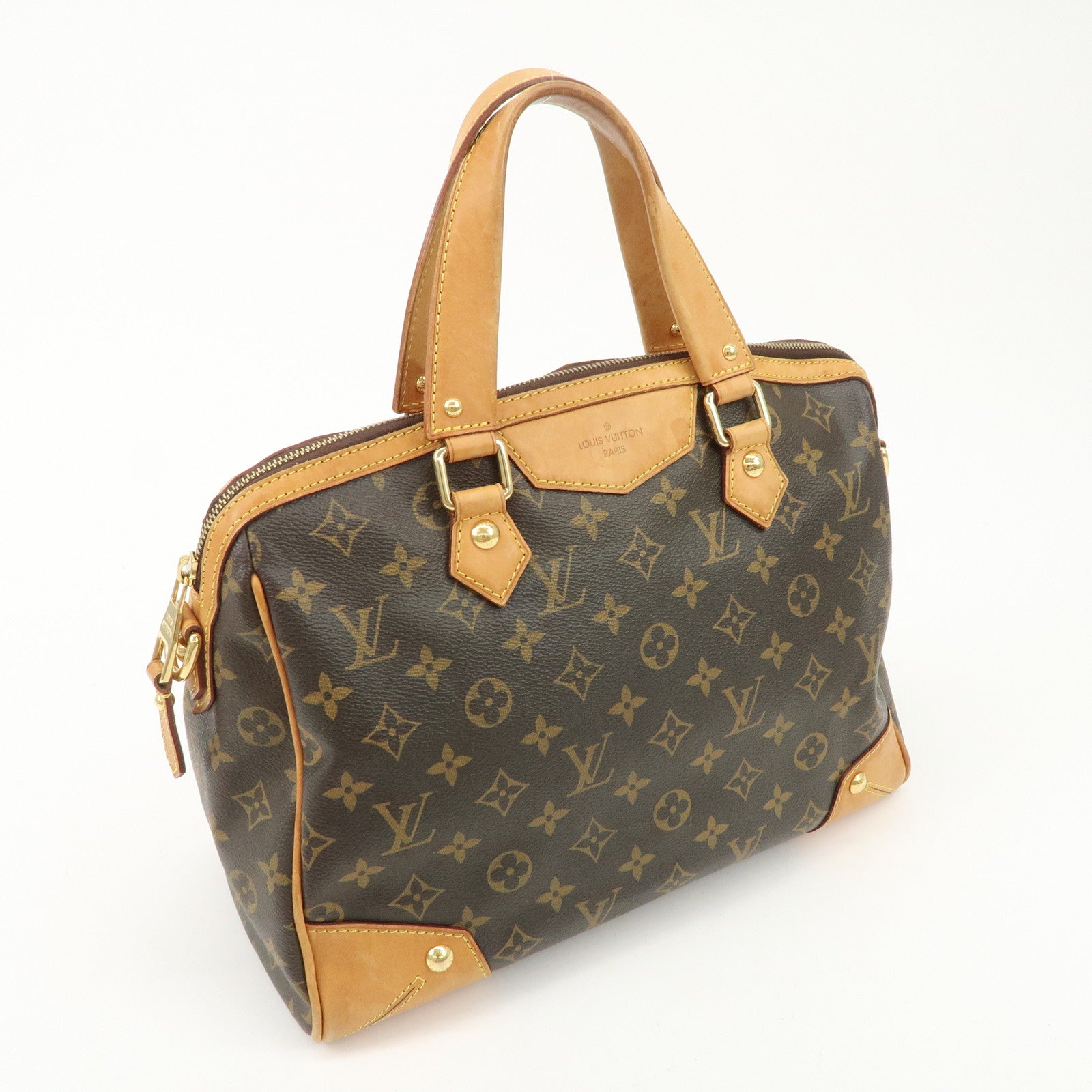 Louis Vuitton Monogram Retiro PM 2Way Bag Hand Bag M40325 Used