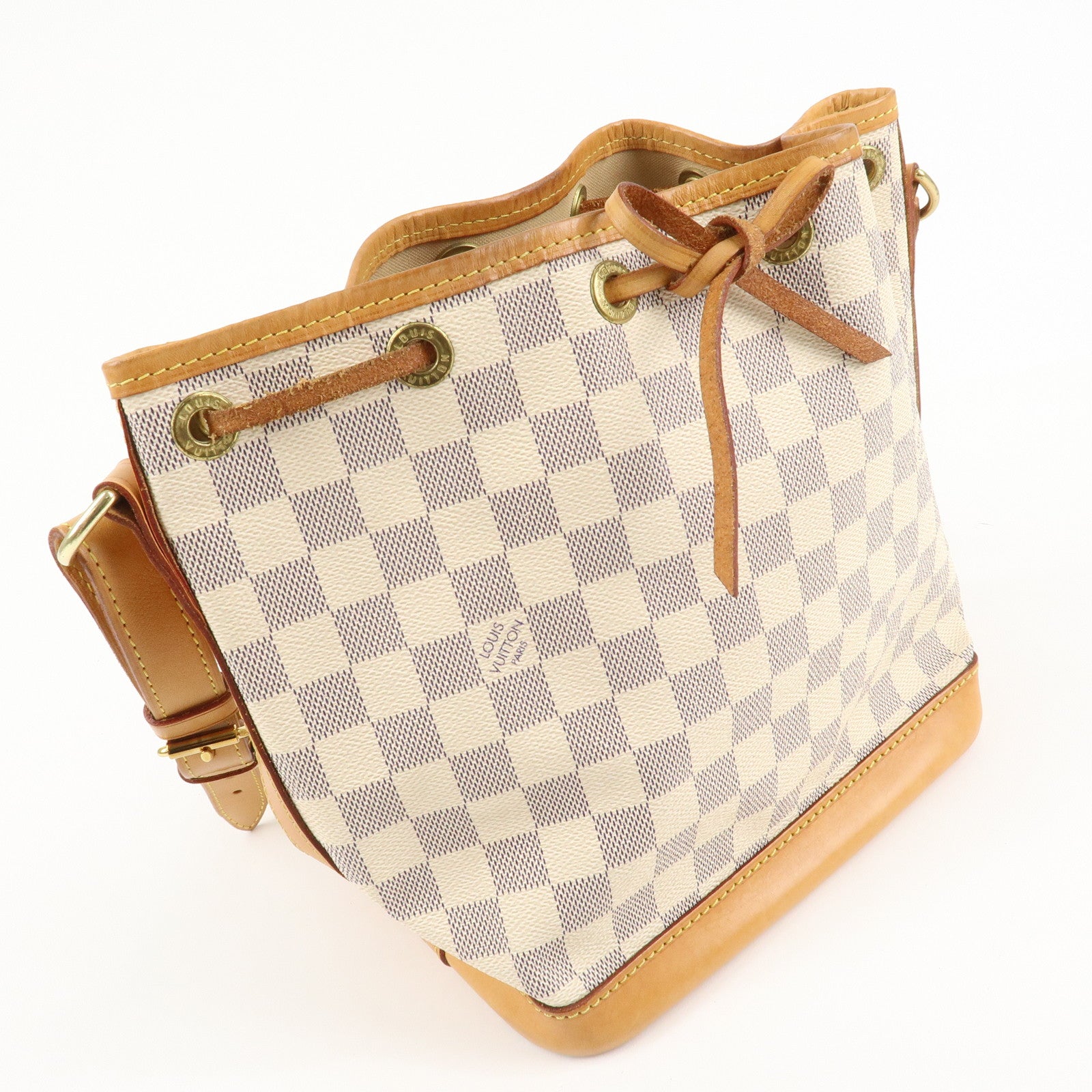 Louis Vuitton Damier Azur Noe BB Shoulder Bag N41220 Used