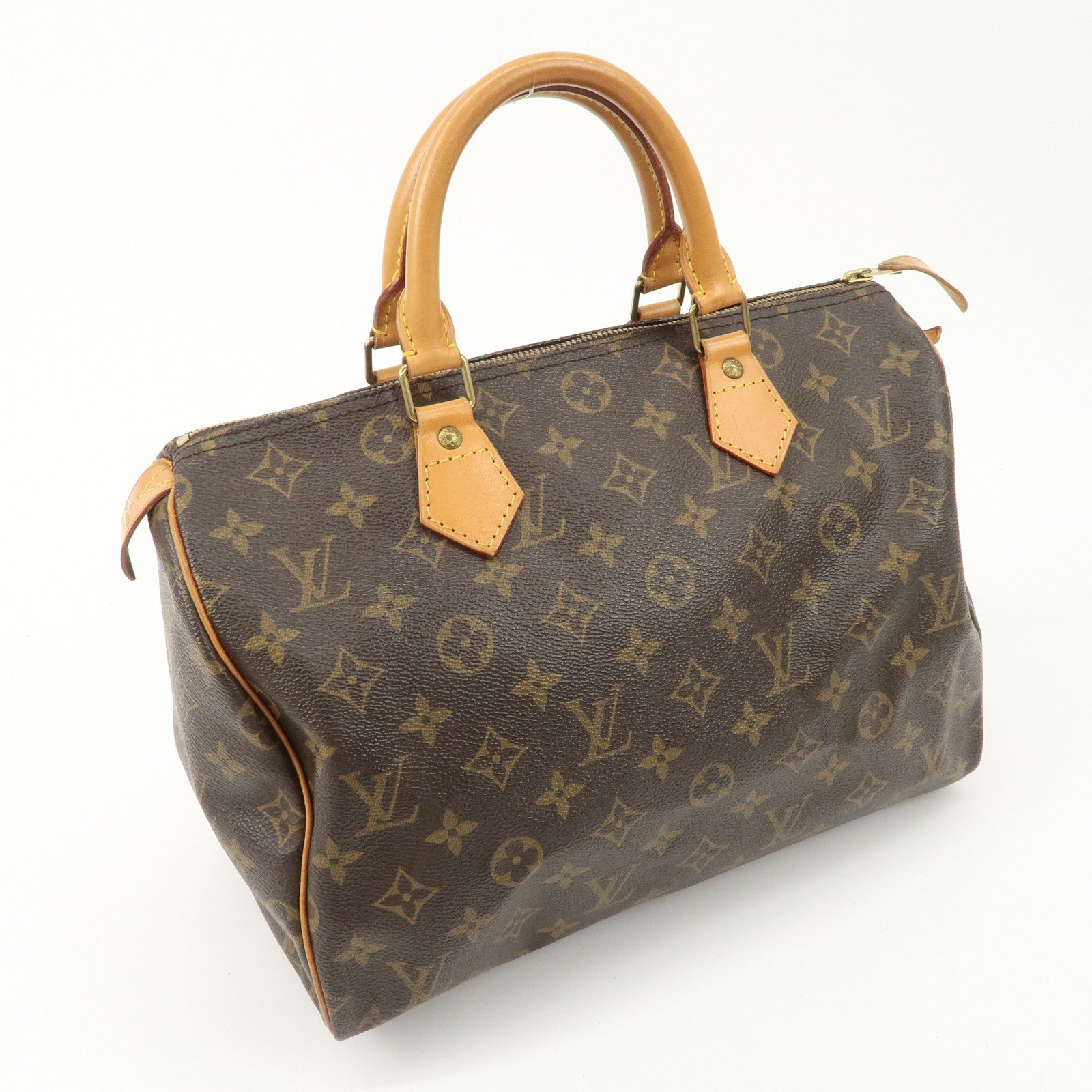 Louis Vuitton Monogram Speedy 30 Hand Bag Boston Bag M41526 Used
