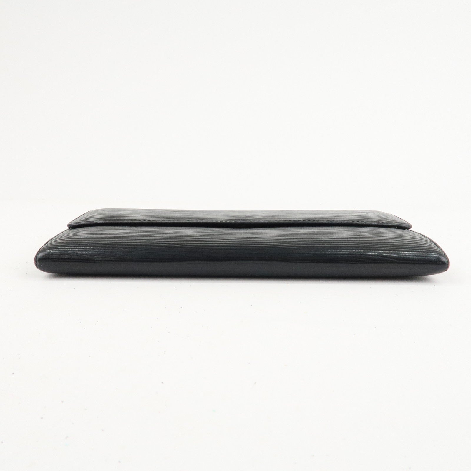 Louis Vuitton Set of 2 Epi Long Wallet Black M63752 M63252 Used