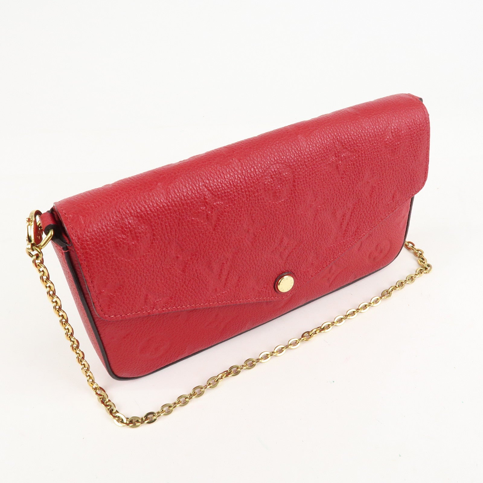 Louis Vuitton Monogram Empreinte Felicie Chain Shoulder Bag M63700 Used