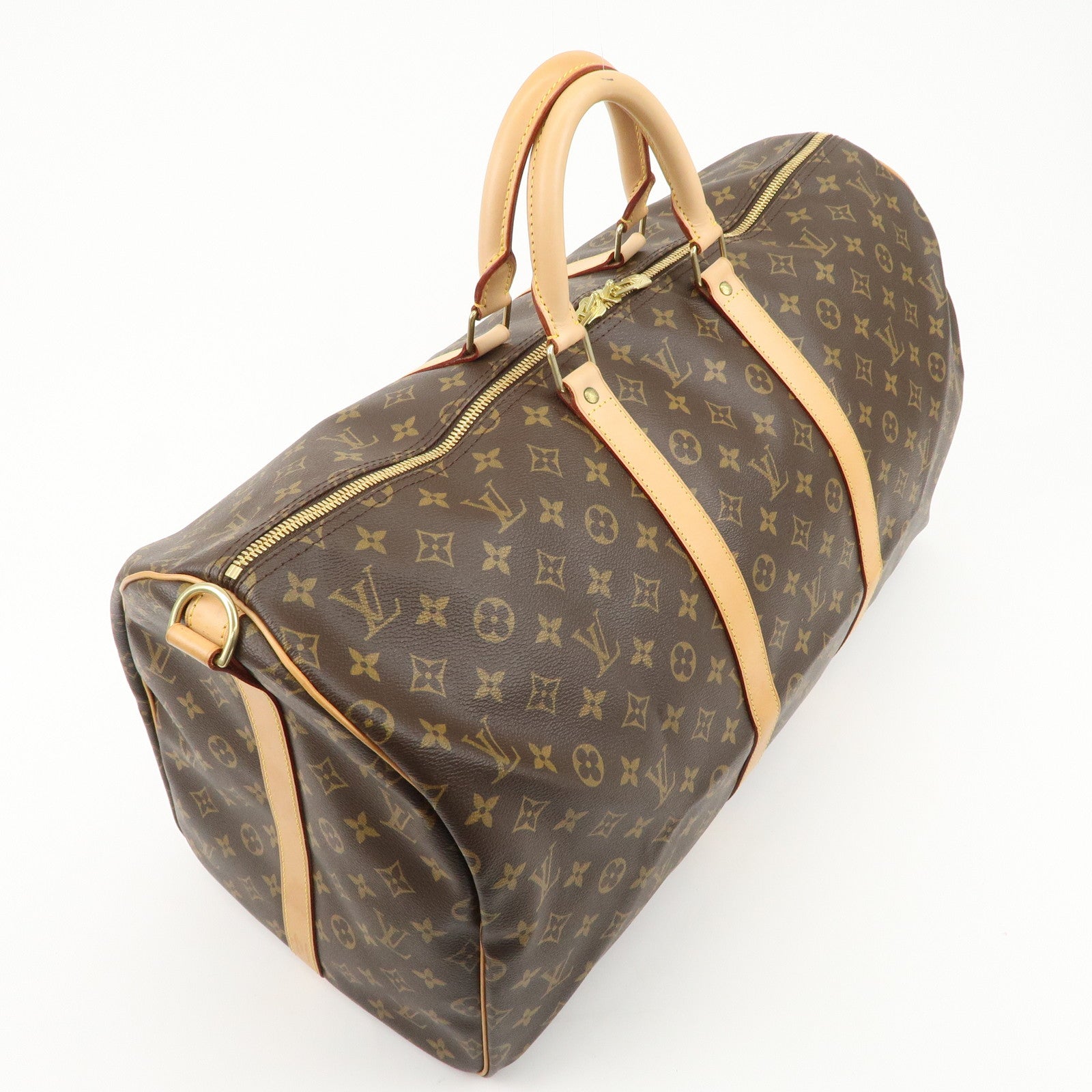 Louis Vuitton Monogram Keep All Bandouliere 55 Boston Bag M41414 Used