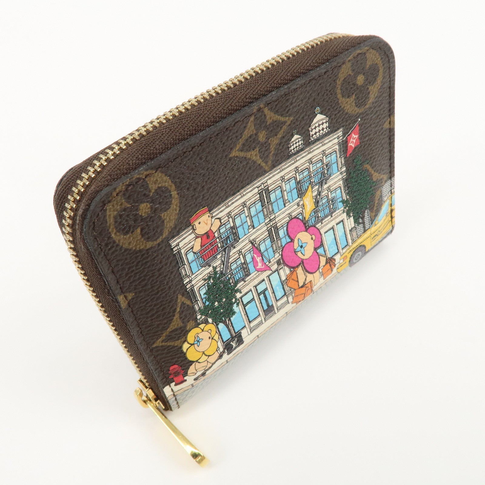 Louis Vuitton Monogram Zippy Coin Purse Wallet Vivienne M81629 Used