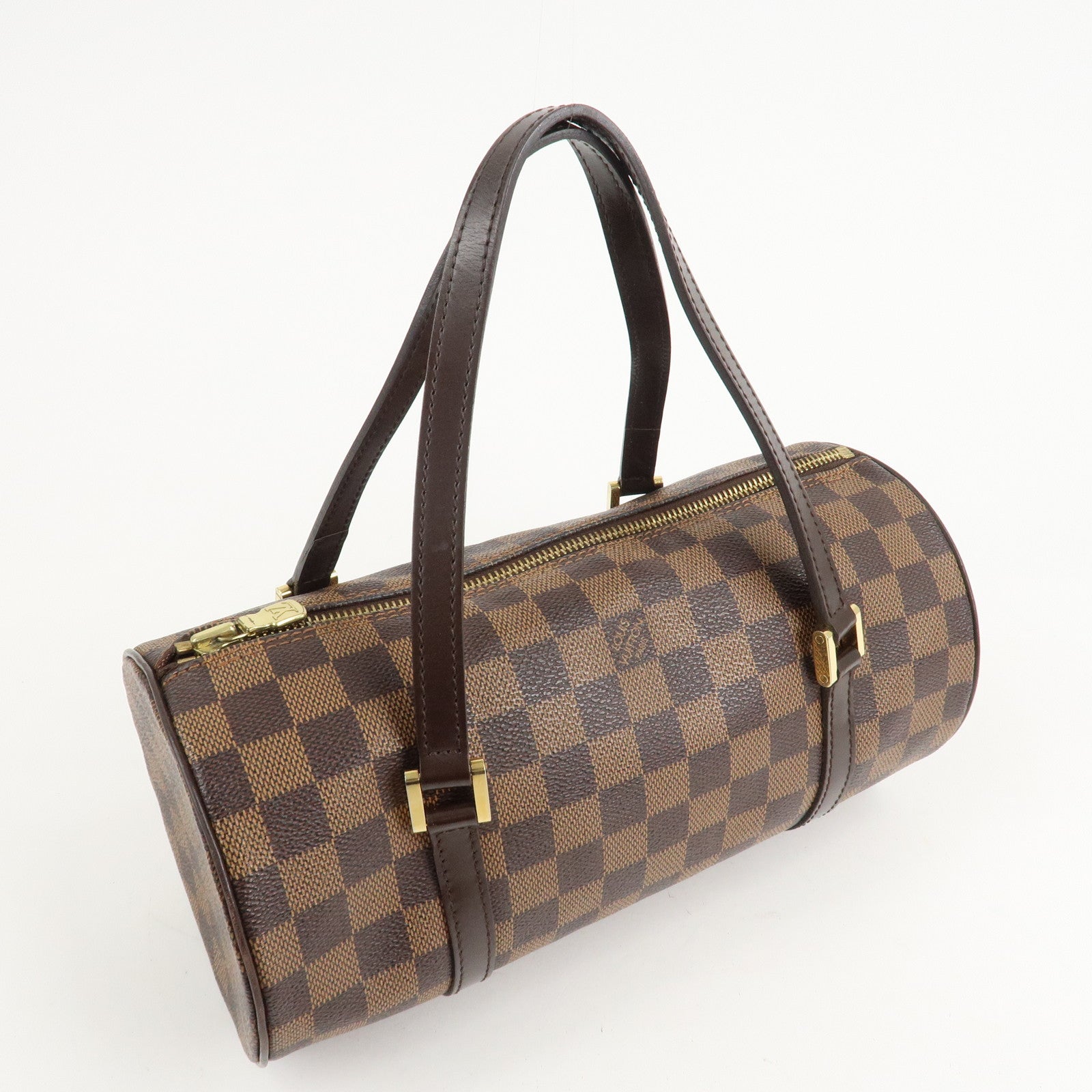 Louis Vuitton Damier Ebene Papillon 26 Hand Bag Brown N51304 Used