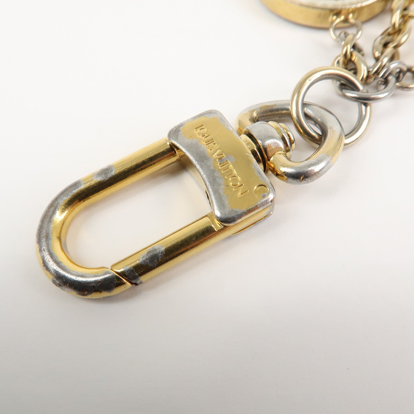 Louis Vuitton Porte Cles Spring Street Bag Charm Gold M69008 Used