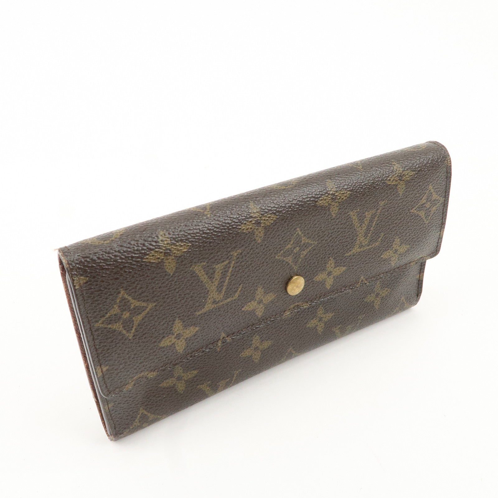 Louis Vuitton Monogram Porte Tresor International Wallet M61215 Used