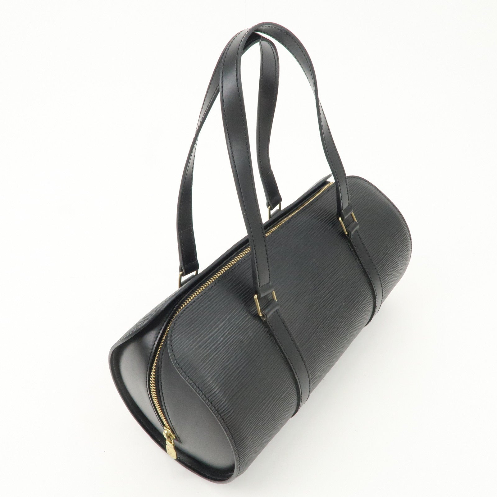 Louis Vuitton Epi Soufflot Hand Bag Noir Black M52862 Used