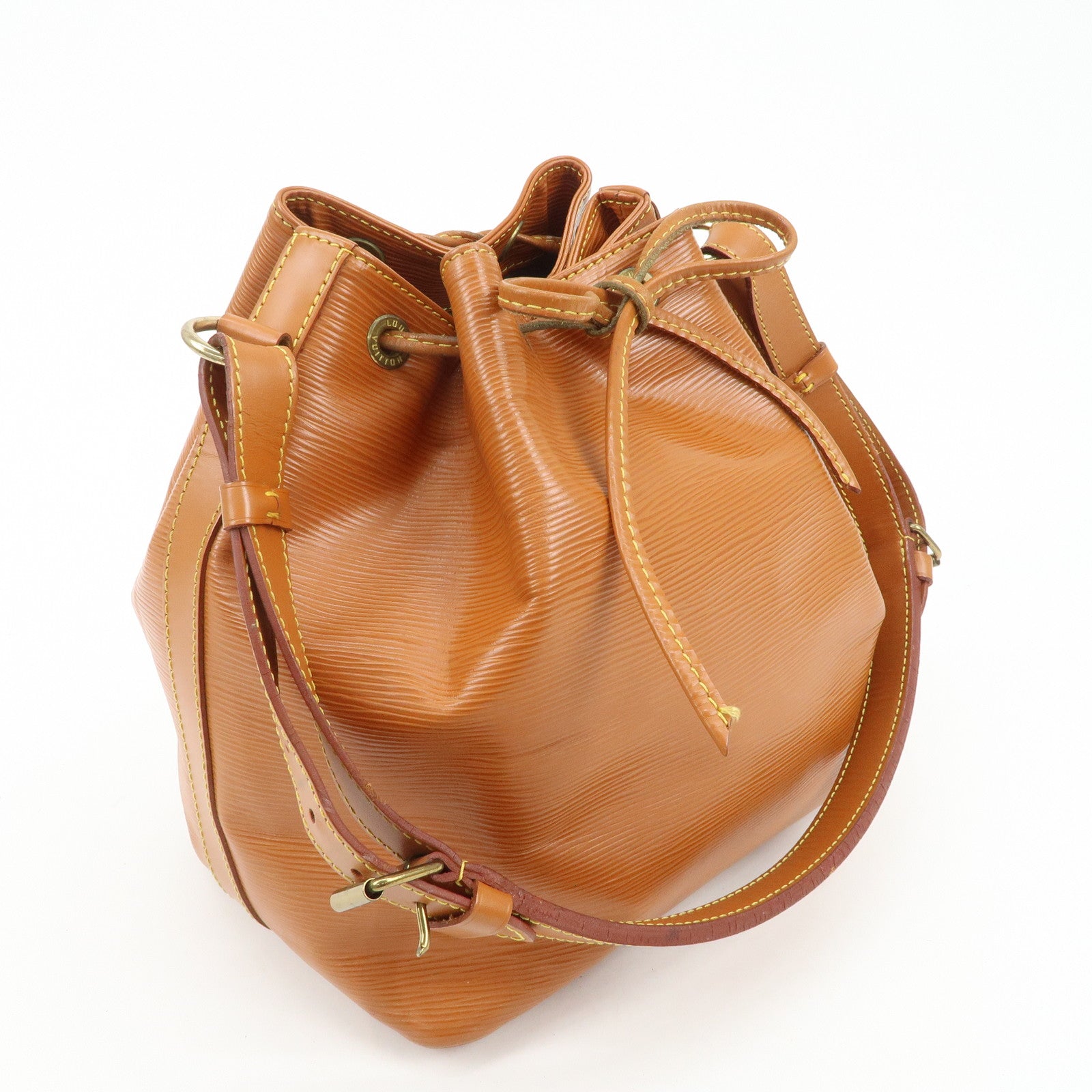 Louis Vuitton Epi Petit Noe Shoulder Bag Zipang Gold M44108 Used