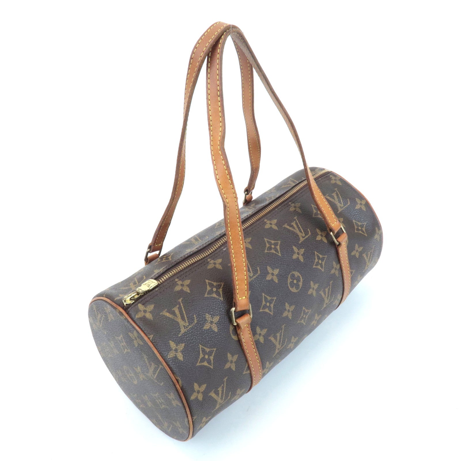 Louis Vuitton Monogram Papillon 30 Hand Bag New Style M51385 Used