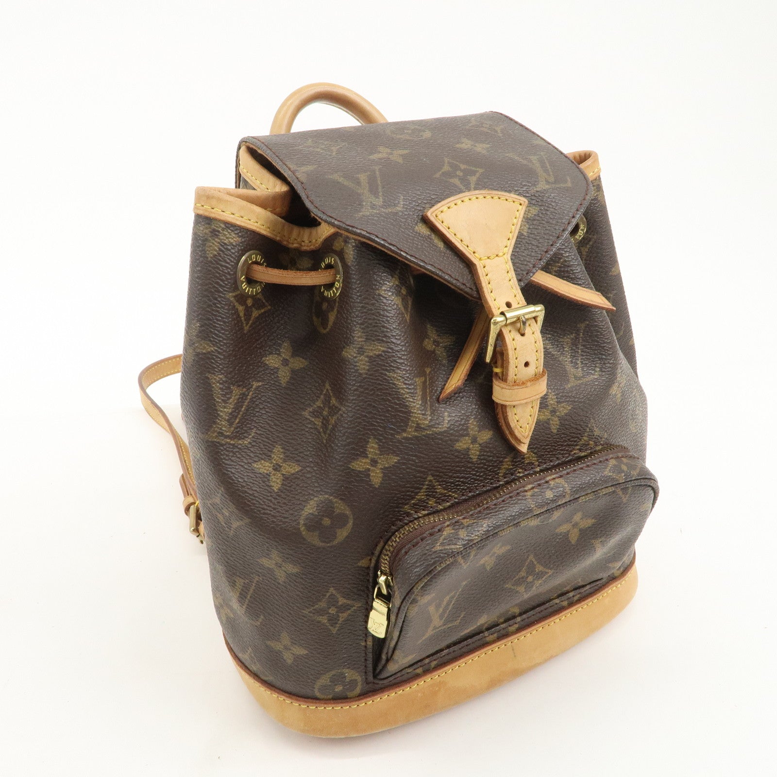 Louis Vuitton Monogram Mini Montsouris Backpack Bag M51137 Used
